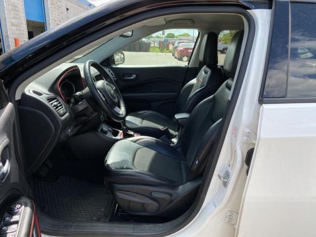 2018 Jeep Compass Trailhawk White vin: 3C4NJDDB5JT451256
