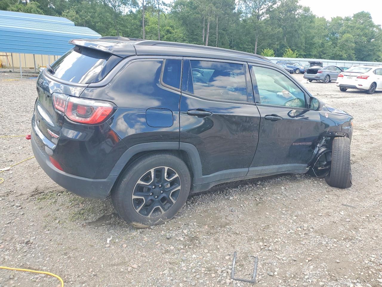 2019 Jeep Compass Trailhawk Black vin: 3C4NJDDB6KT660586