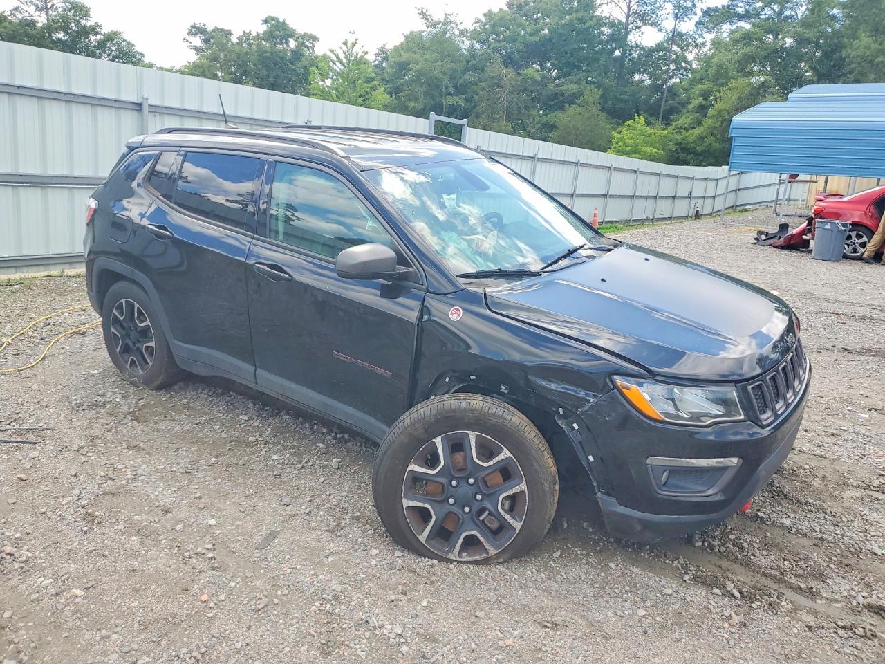 2019 Jeep Compass Trailhawk Black vin: 3C4NJDDB6KT660586