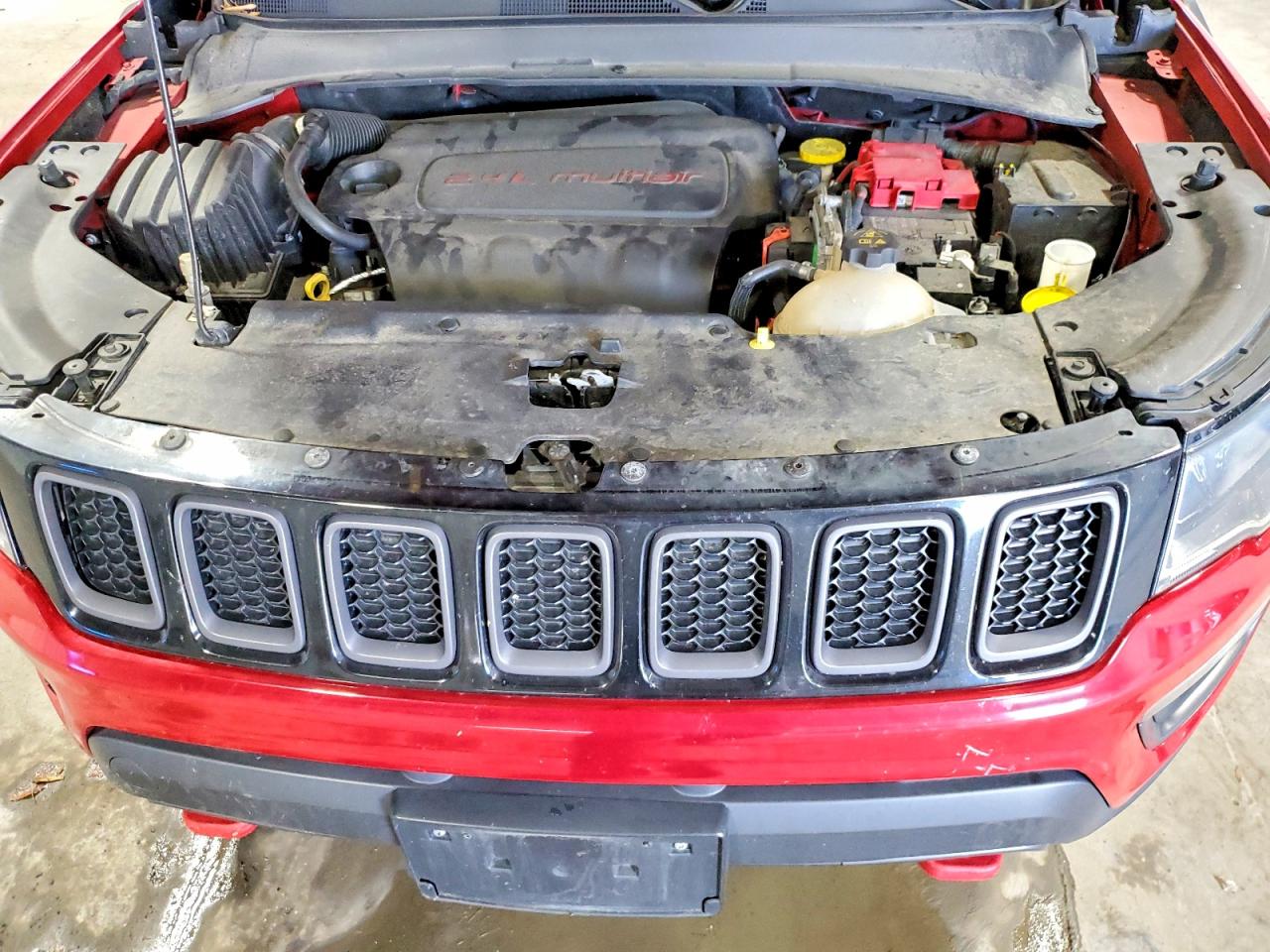 2020 Jeep Compass Trailhawk Red vin: 3C4NJDDB6LT214536