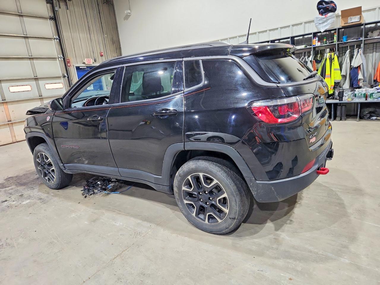 2020 Jeep Compass Trailhawk Black vin: 3C4NJDDB7LT234648