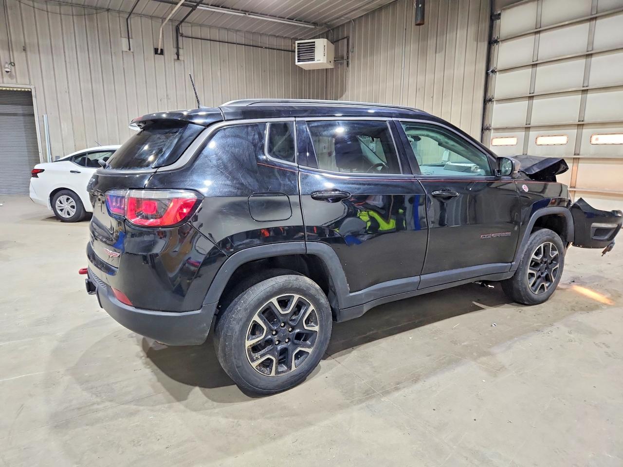 2020 Jeep Compass Trailhawk Black vin: 3C4NJDDB7LT234648
