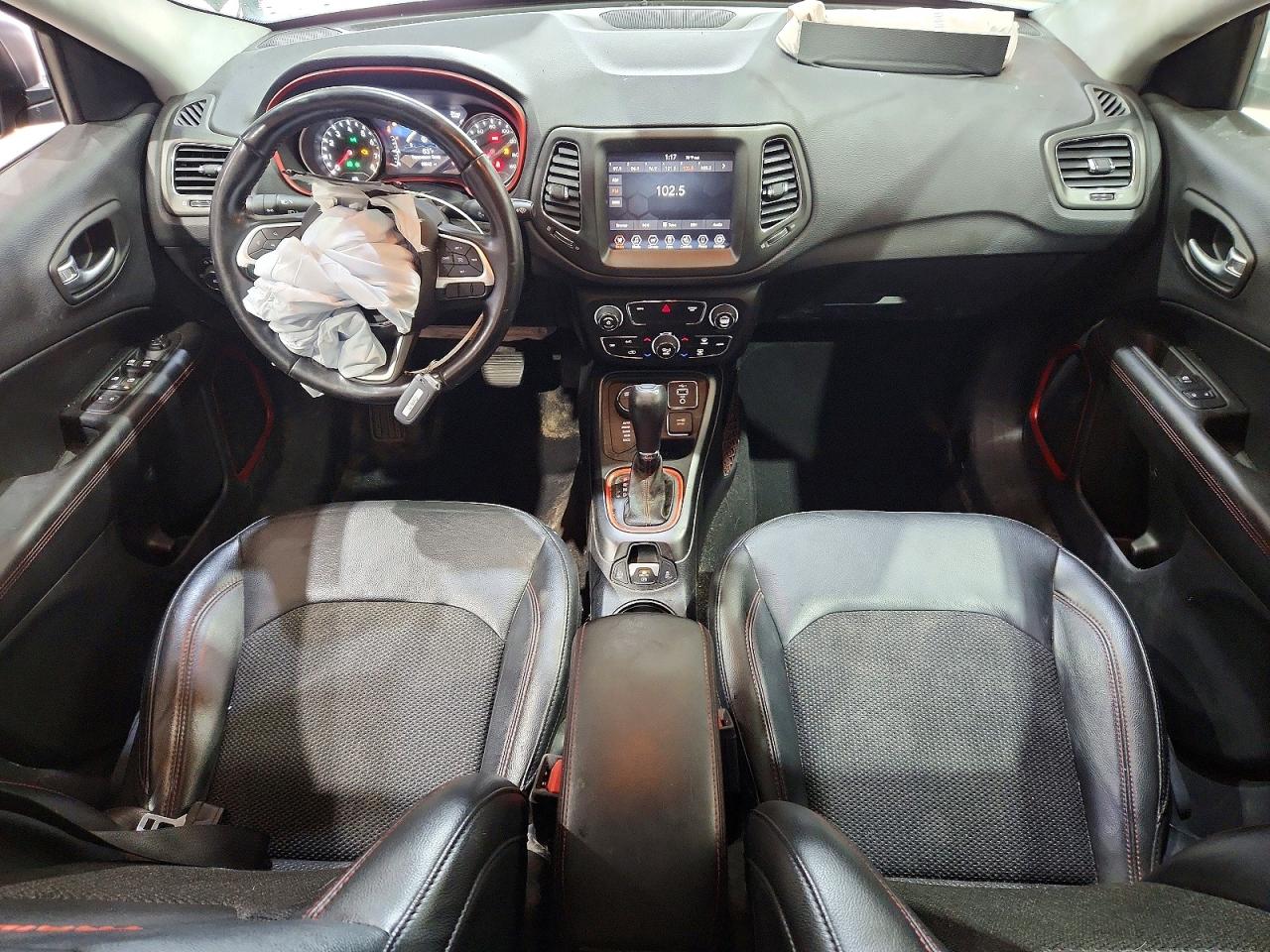 2020 Jeep Compass Trailhawk Black vin: 3C4NJDDB7LT234648