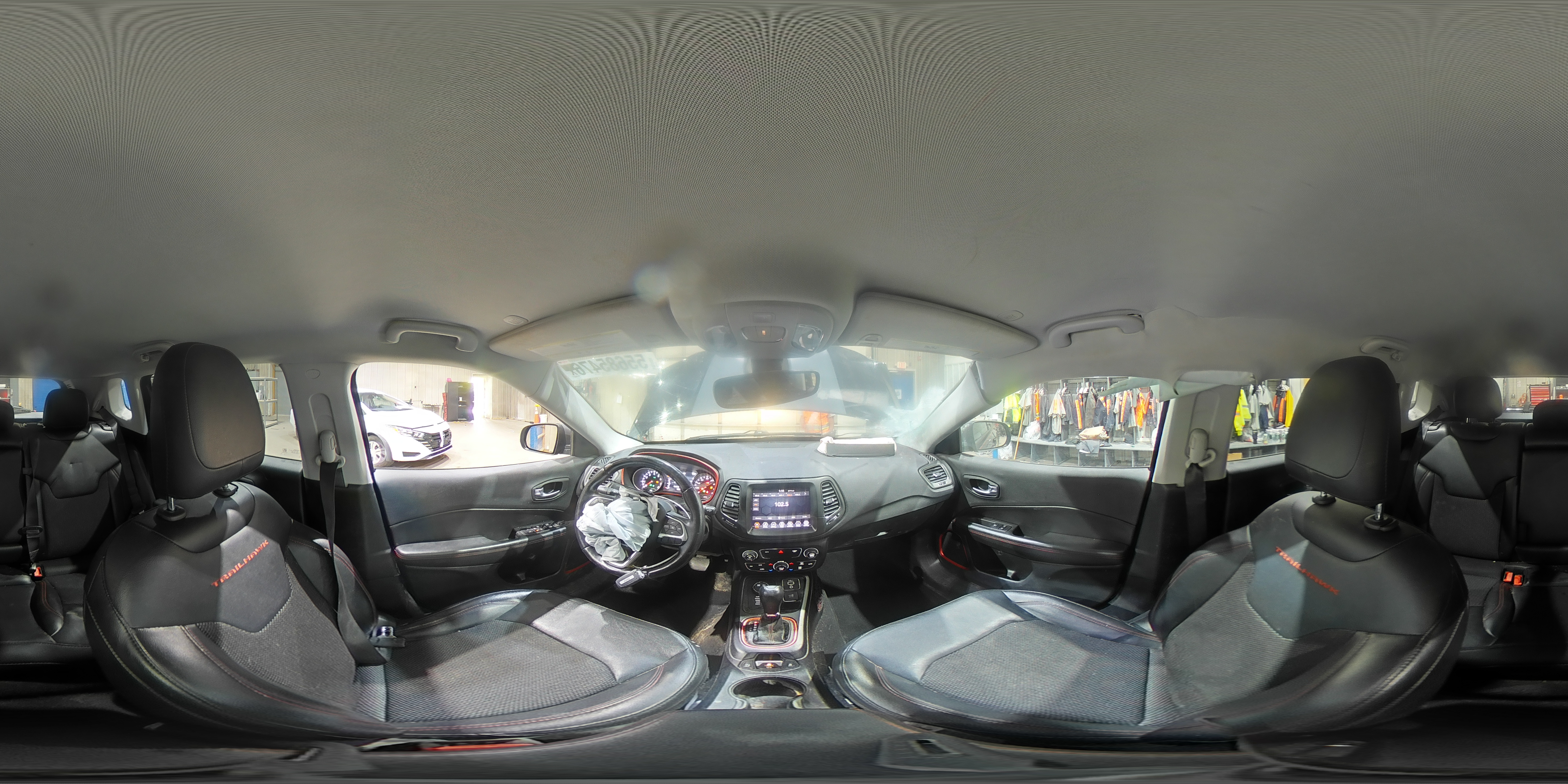 2020 Jeep Compass Trailhawk Black vin: 3C4NJDDB7LT234648