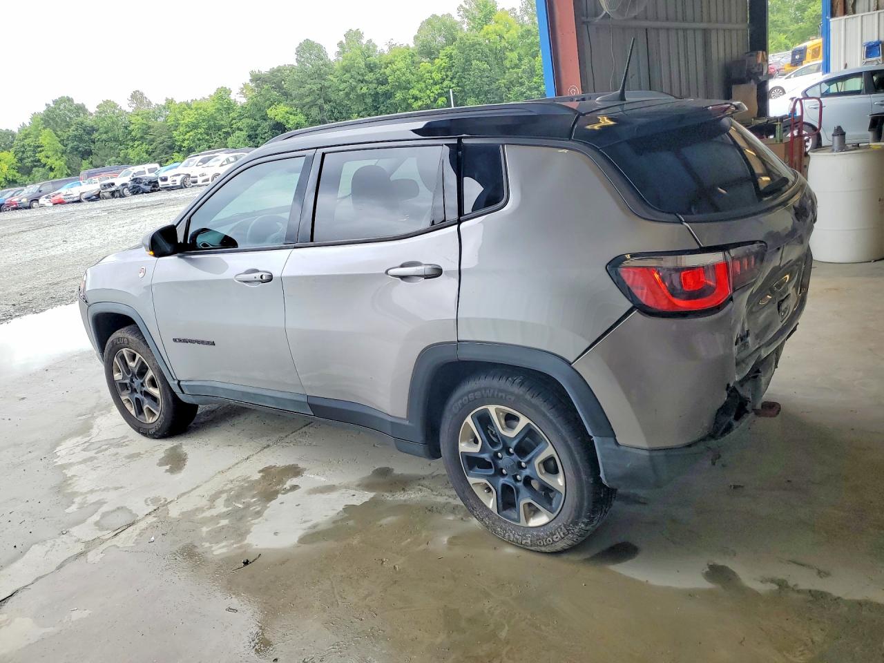 2017 Jeep Compass Trailhawk Серый vin: 3C4NJDDB8HT640414