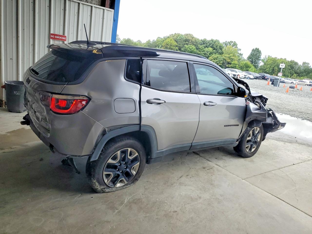 2017 Jeep Compass Trailhawk Серый vin: 3C4NJDDB8HT640414