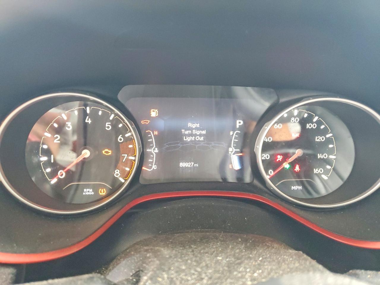 2017 Jeep Compass Trailhawk Серый vin: 3C4NJDDB8HT640414