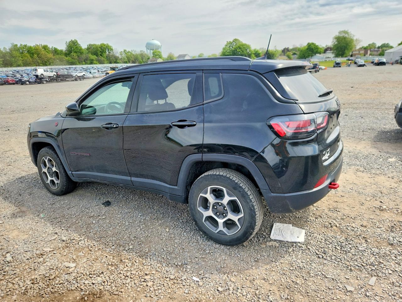 2022 Jeep Compass Trailhawk Black vin: 3C4NJDDB8NT226514