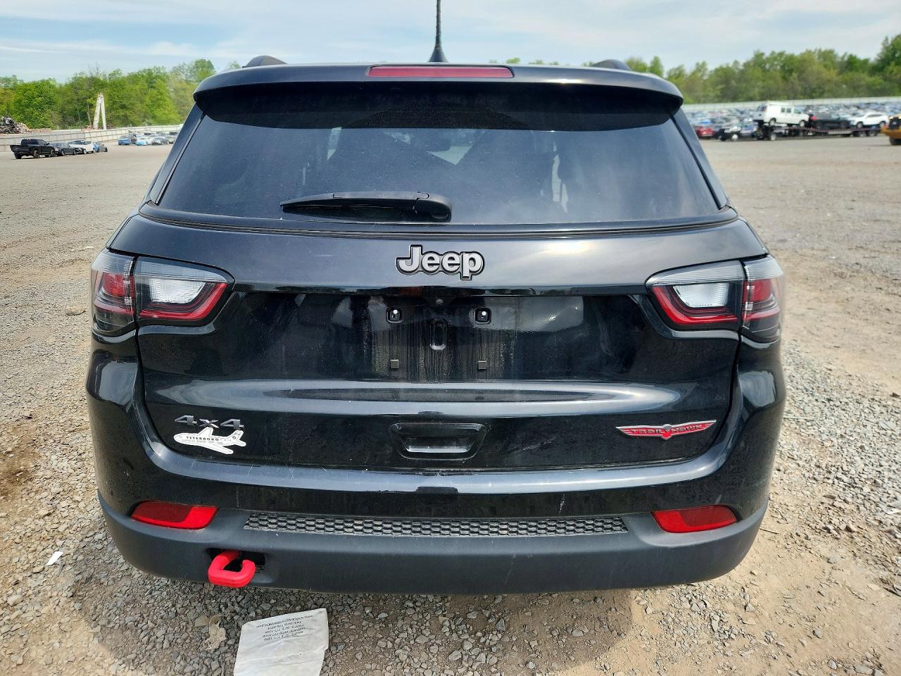 2022 Jeep Compass Trailhawk Black vin: 3C4NJDDB8NT226514