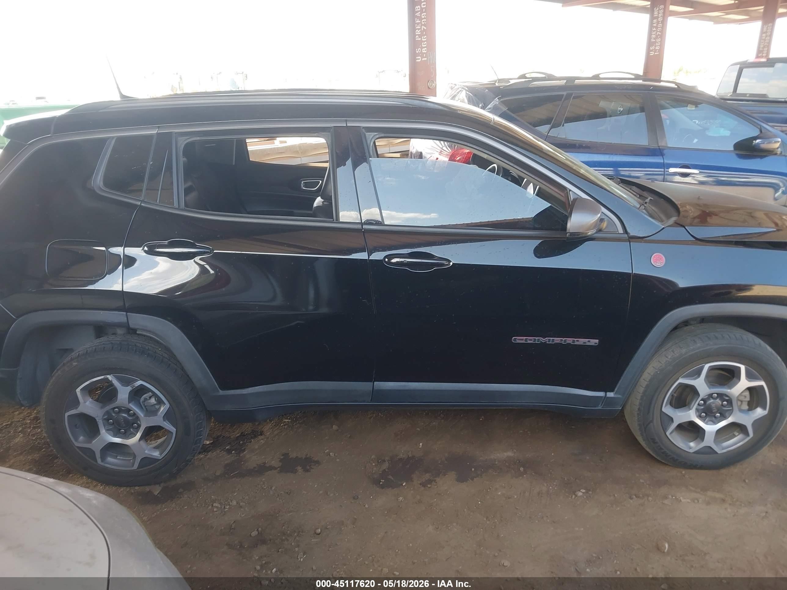 2022 Jeep Compass Trailhawk 4x4 Черный vin: 3C4NJDDB9NT163360