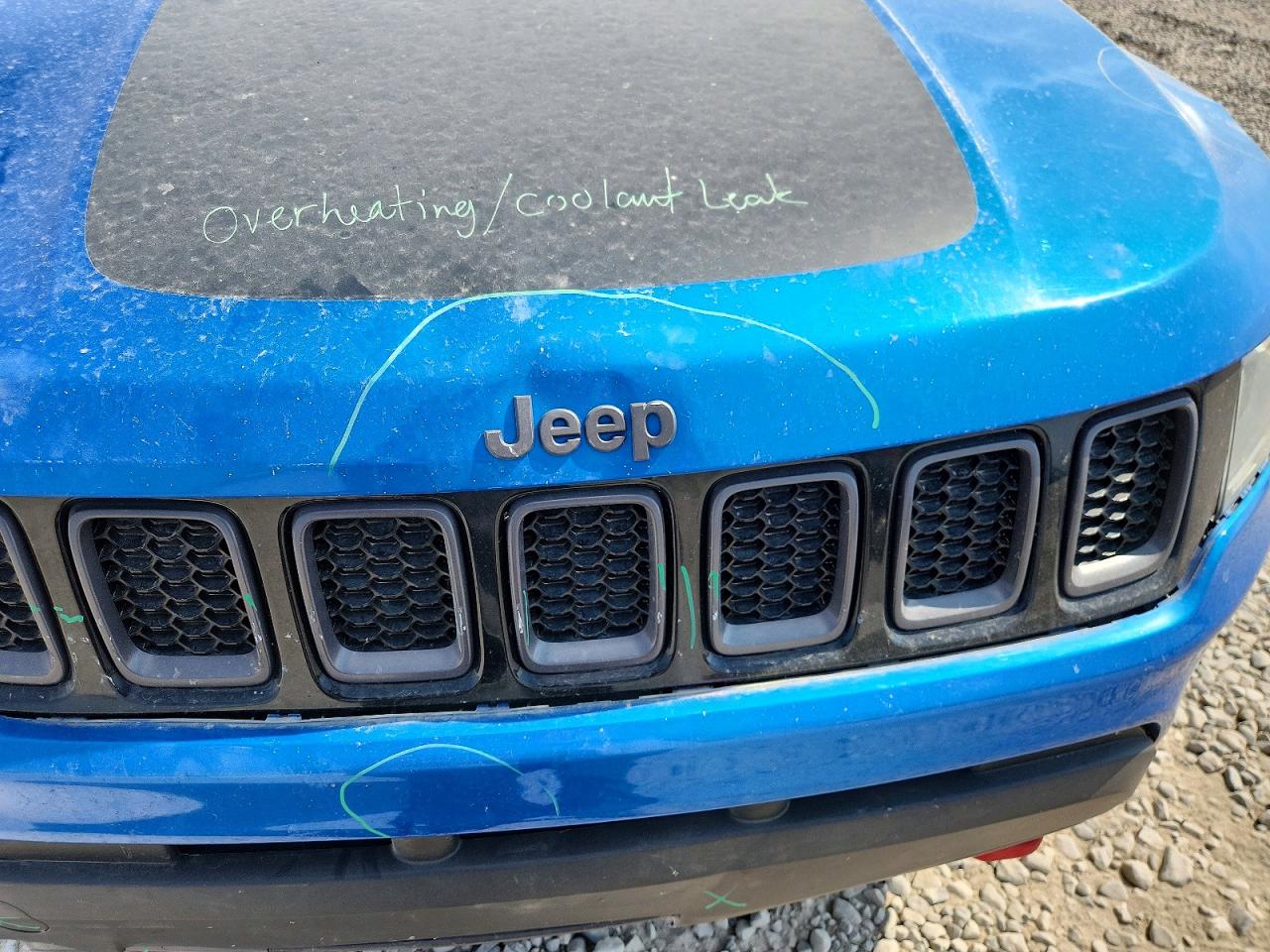 2018 Jeep Compass Trailhawk Синий vin: 3C4NJDDBXJT232745