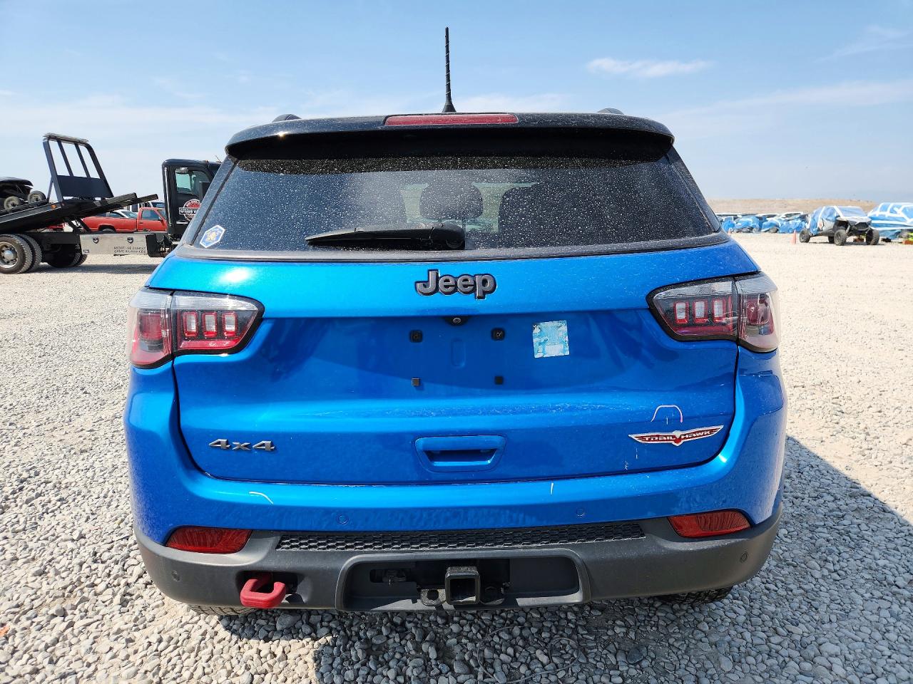 2018 Jeep Compass Trailhawk Синий vin: 3C4NJDDBXJT232745