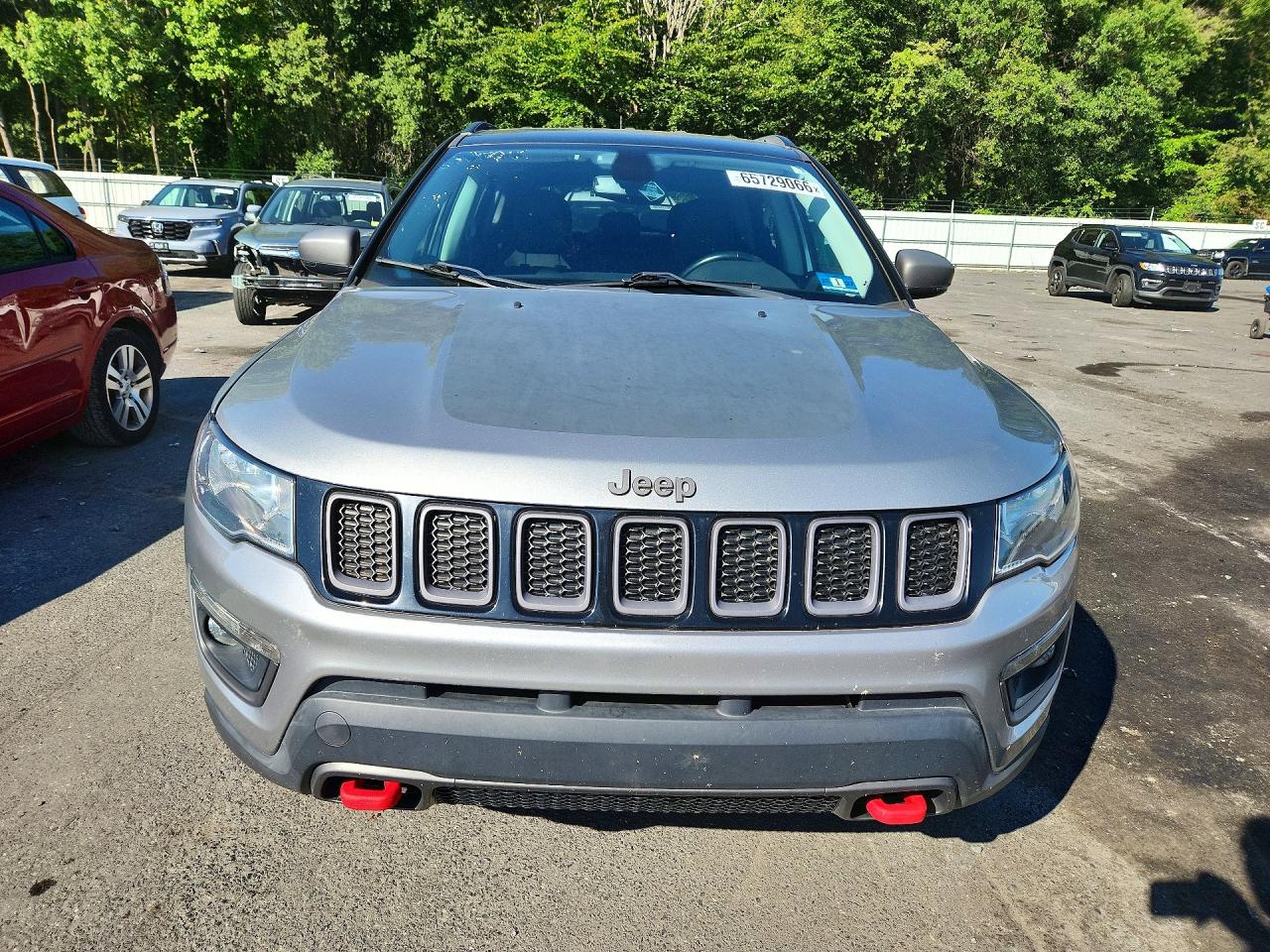 2020 Jeep Compass Trailhawk Серый vin: 3C4NJDDBXLT119087