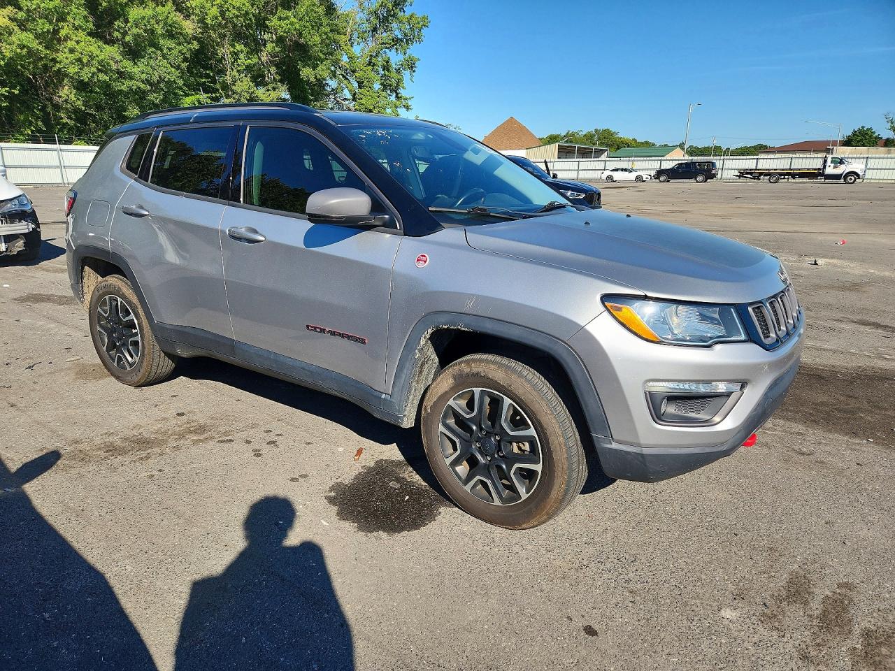 2020 Jeep Compass Trailhawk Серый vin: 3C4NJDDBXLT119087