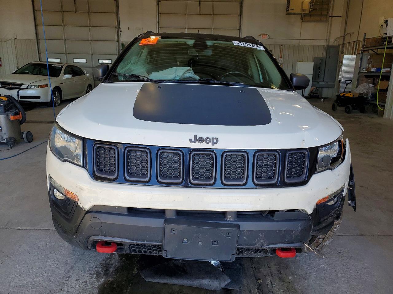 2020 Jeep Compass Trailhawk Белый vin: 3C4NJDDBXLT163381