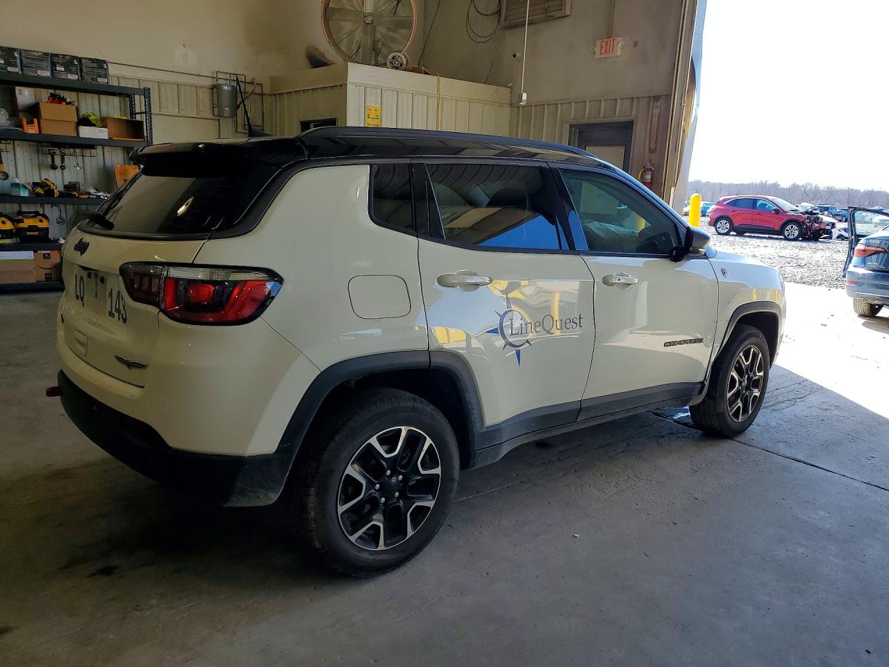 2020 Jeep Compass Trailhawk Белый vin: 3C4NJDDBXLT163381