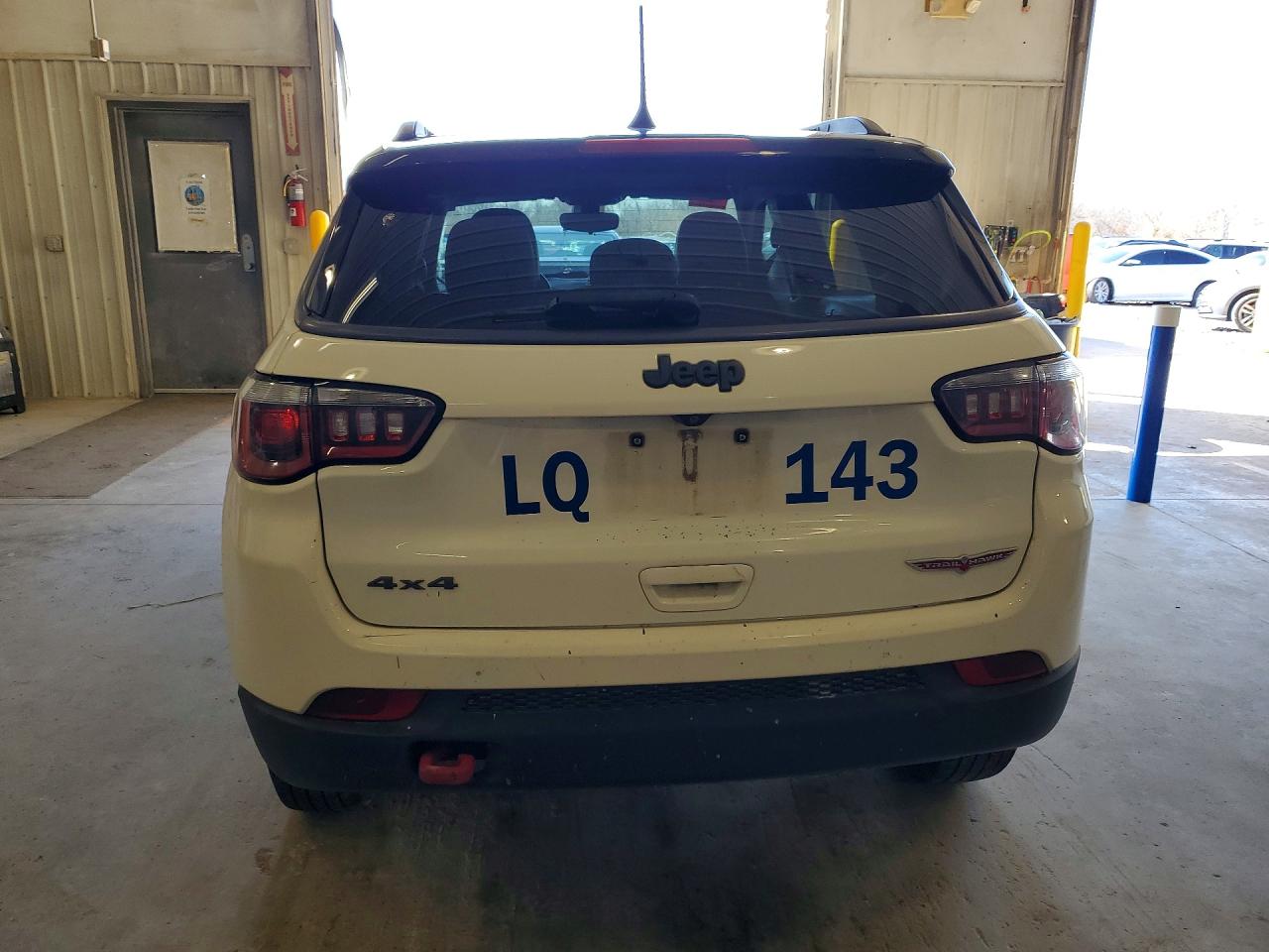 2020 Jeep Compass Trailhawk Белый vin: 3C4NJDDBXLT163381