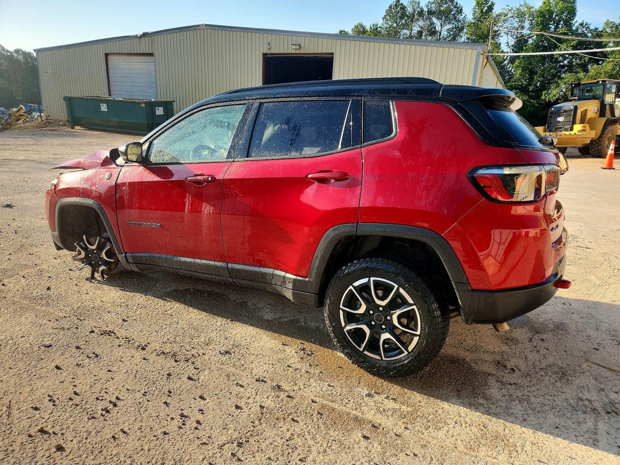 2025 Jeep Compass Trailhawk Red vin: 3C4NJDDN0ST522732