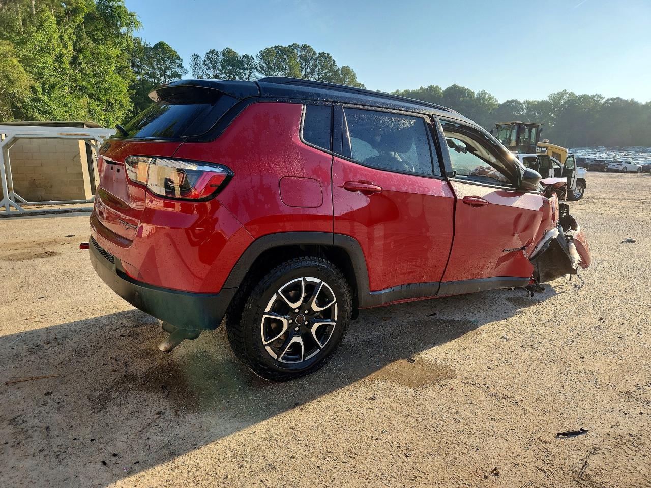 2025 Jeep Compass Trailhawk Red vin: 3C4NJDDN0ST522732