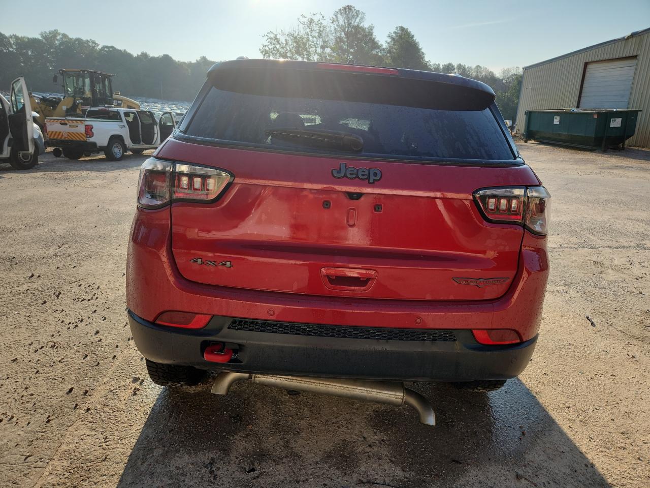 2025 Jeep Compass Trailhawk Red vin: 3C4NJDDN0ST522732 Damage: Exhaust, Broken, Replacement Required