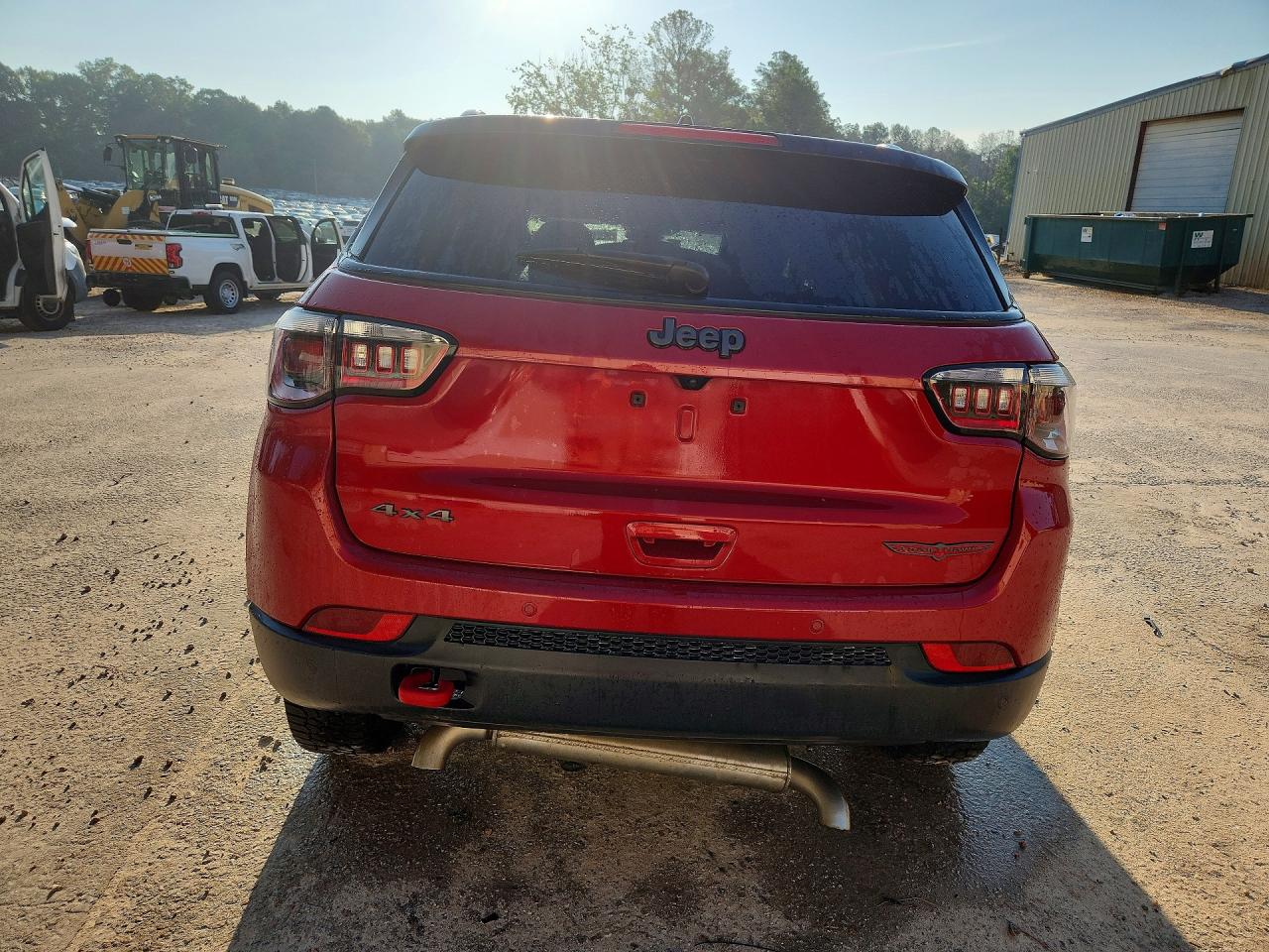 2025 Jeep Compass Trailhawk Red vin: 3C4NJDDN0ST522732