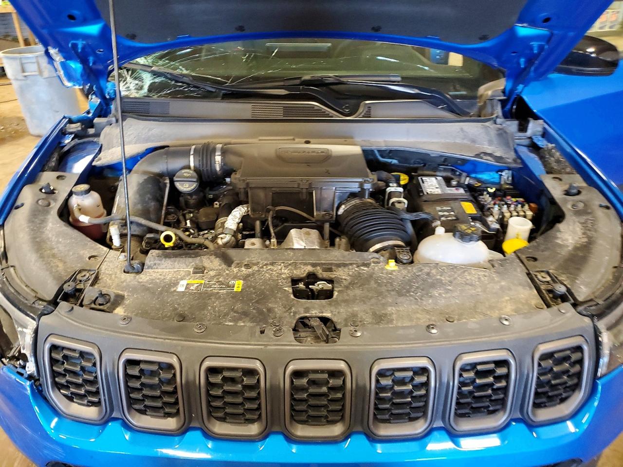 2024 Jeep Compass Trailhawk Blue vin: 3C4NJDDN2RT105929