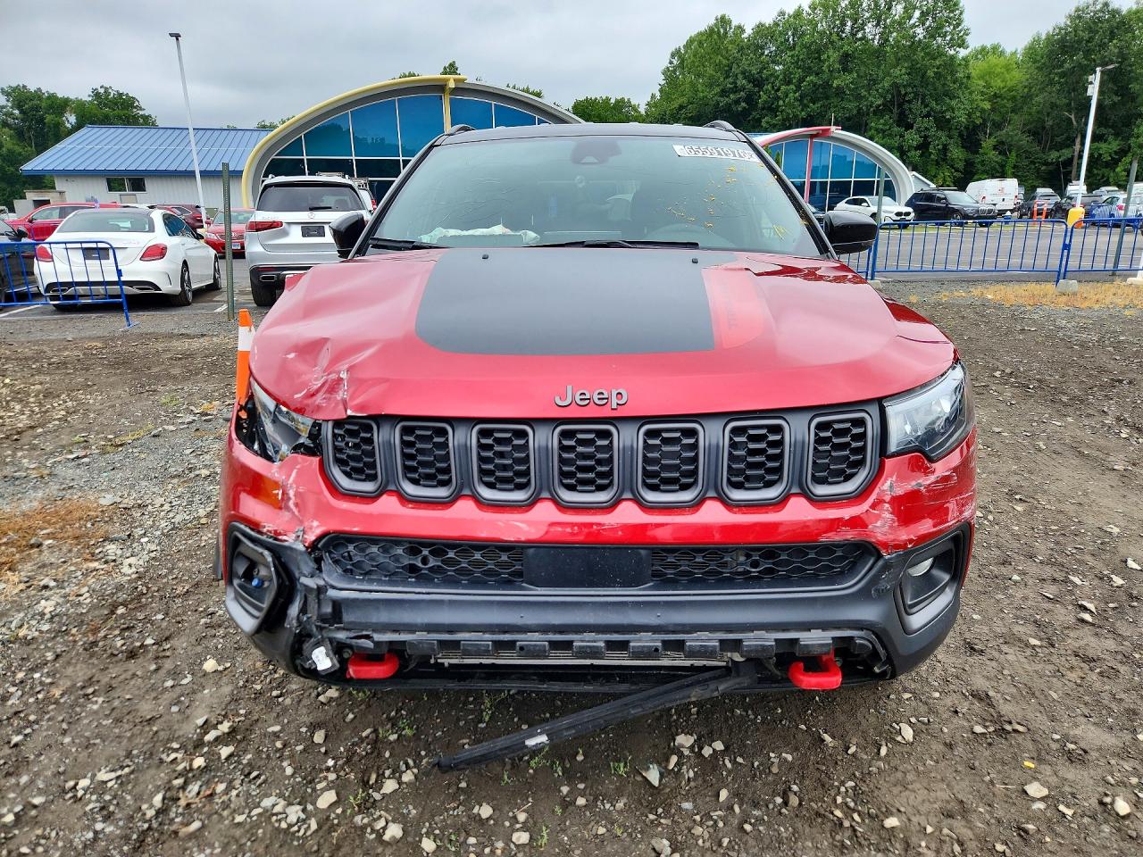 2025 Jeep Compass Trailhawk Red vin: 3C4NJDDN4ST593478