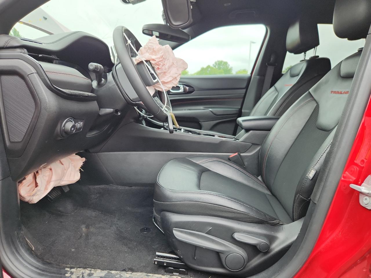 2025 Jeep Compass Trailhawk Red vin: 3C4NJDDN4ST593478 Damage: Airbag - Front Left, Deployed, Replacement Required