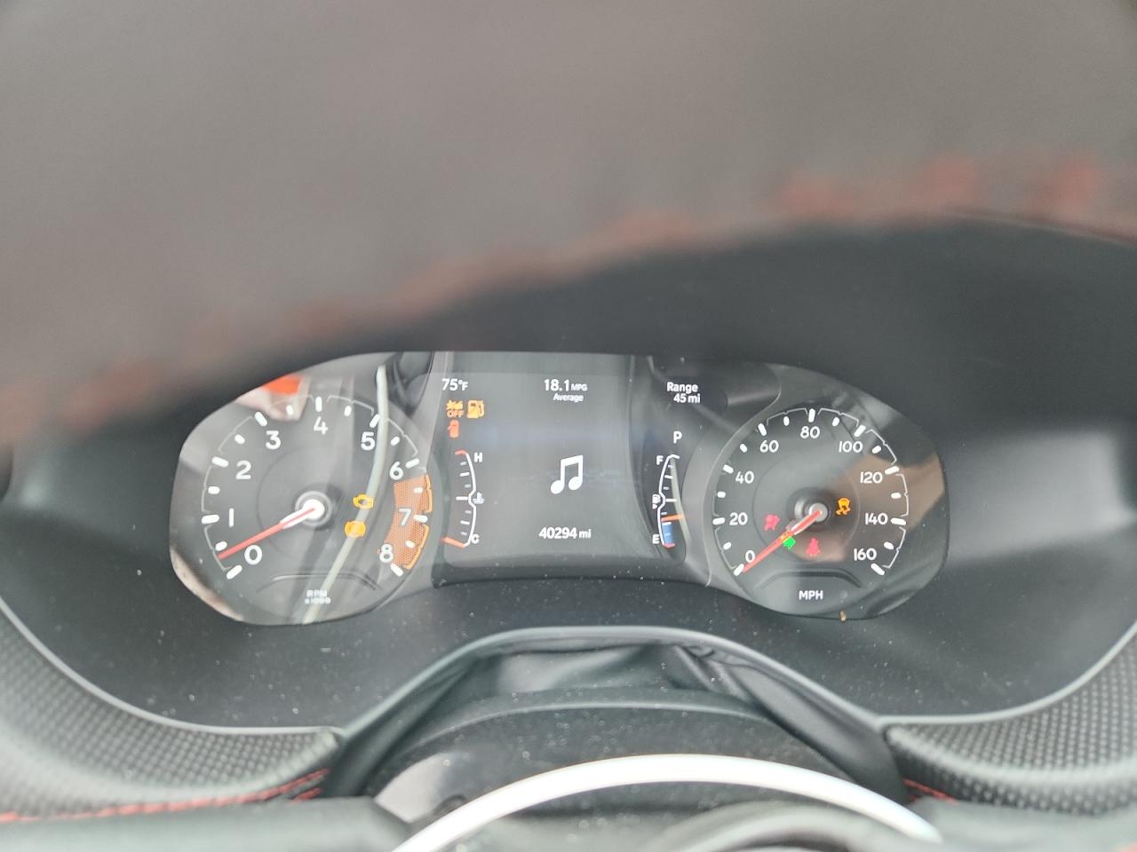 2025 Jeep Compass Trailhawk Red vin: 3C4NJDDN4ST593478 Damage: Warning Light - Engine, On, Unacceptable
