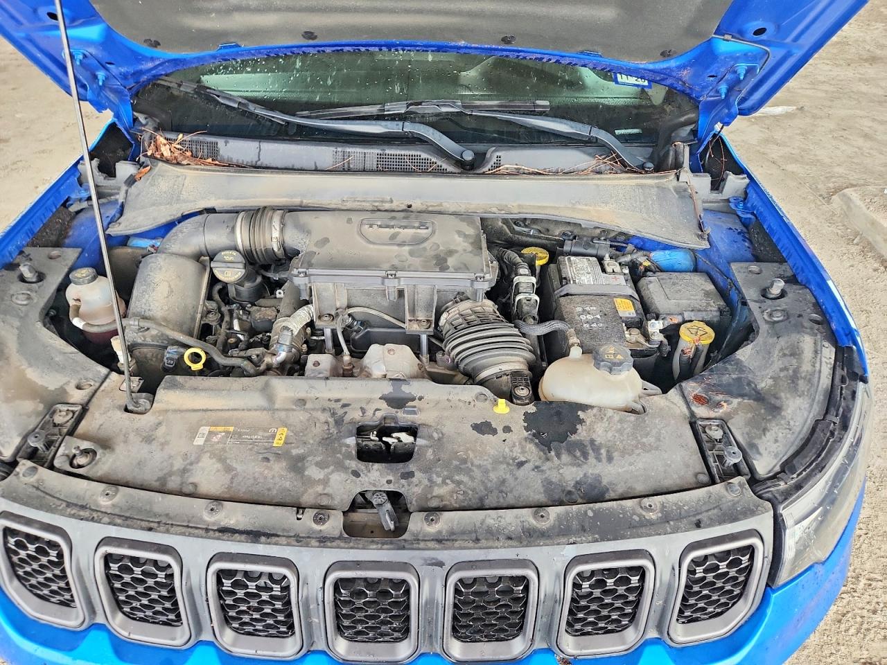 2023 Jeep Compass Trailhawk Синий vin: 3C4NJDDN6PT545004