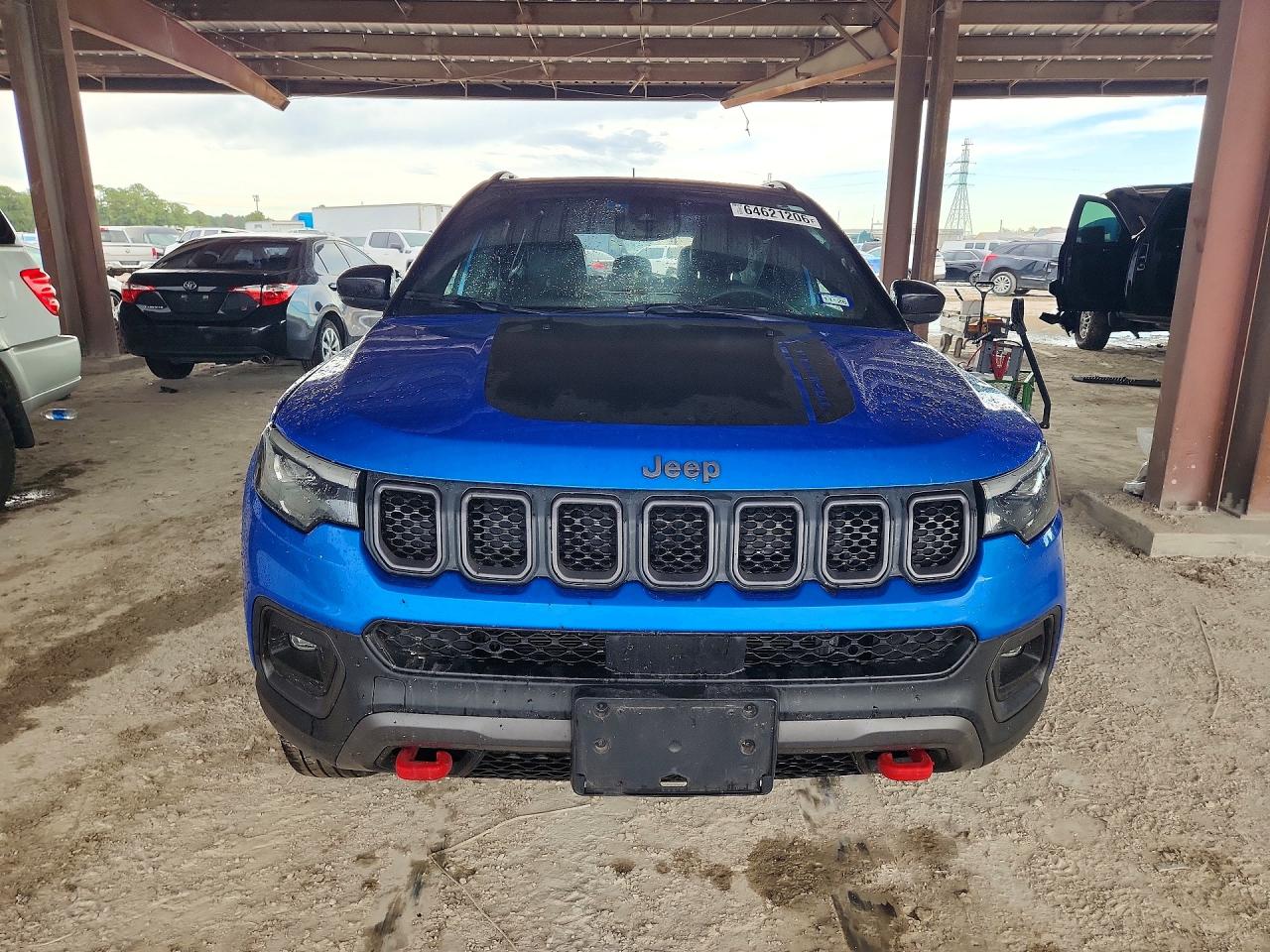 2023 Jeep Compass Trailhawk Синий vin: 3C4NJDDN6PT545004