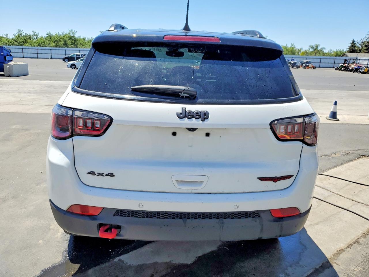 2025 Jeep Compass Trailhawk White vin: 3C4NJDDN6ST533511