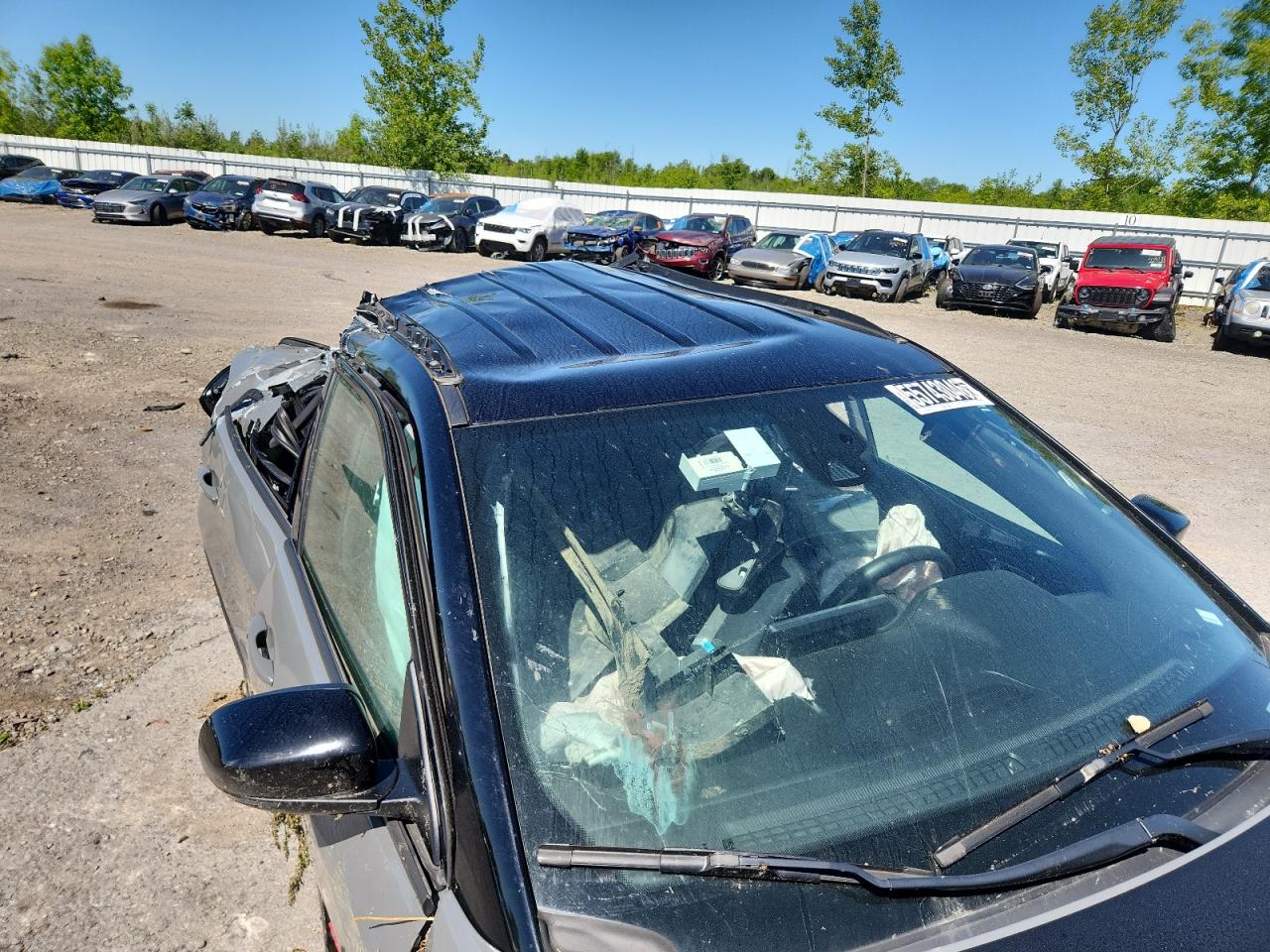 2023 Jeep Compass Trailhawk Gray vin: 3C4NJDDNXPT565790 Damage: Roof Panel, Severe Damage, Replacement Required