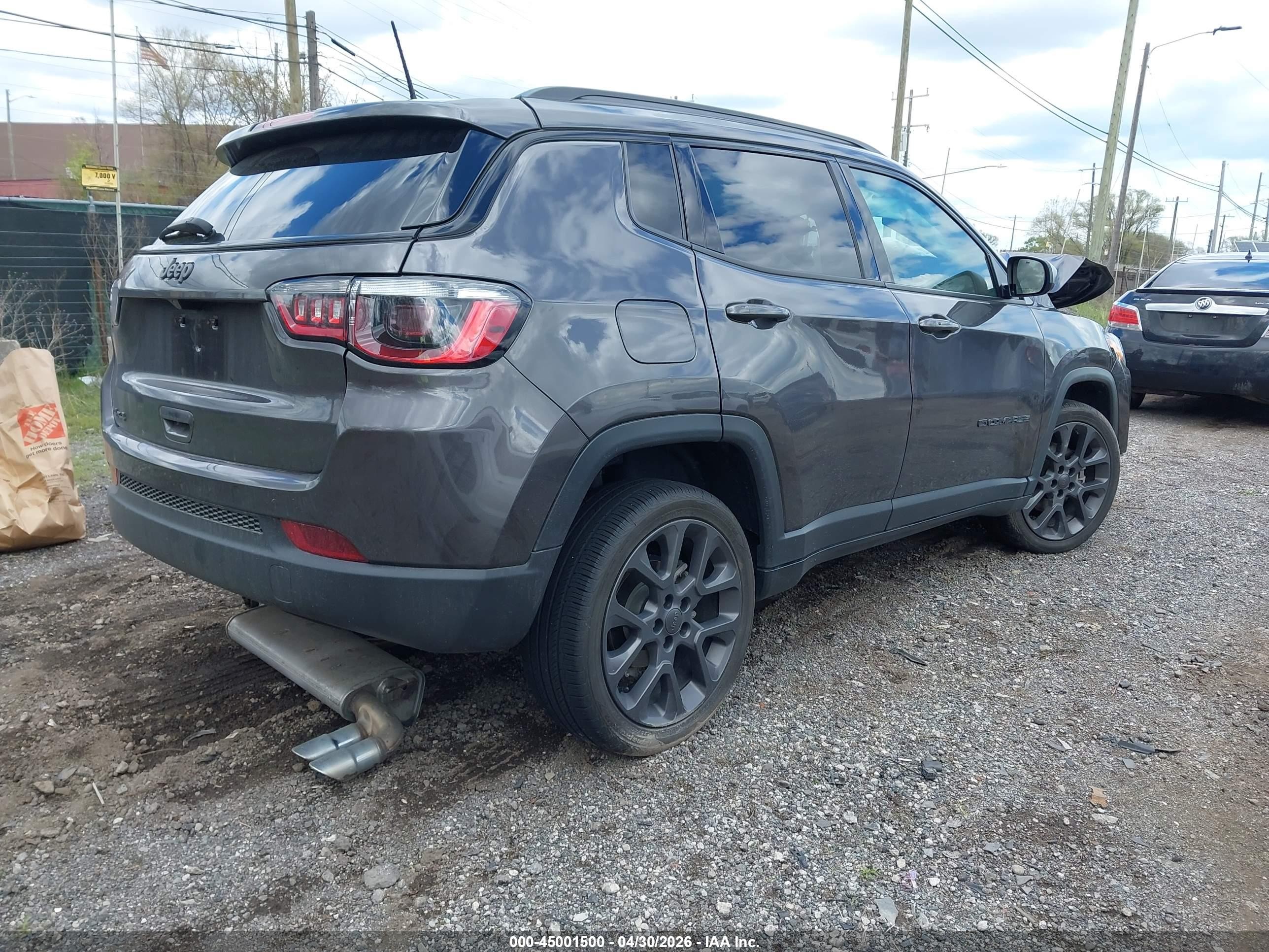 2021 Jeep Compass 80th Anniversary 4x4 Gray vin: 3C4NJDEB2MT532685