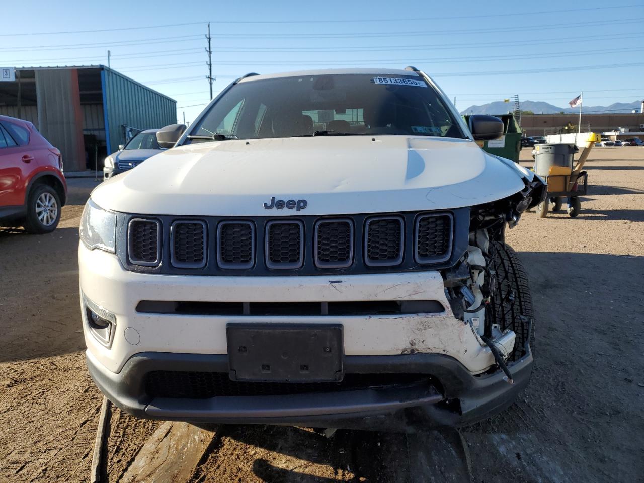 2021 Jeep Compass 80th Edition White vin: 3C4NJDEB5MT570623
