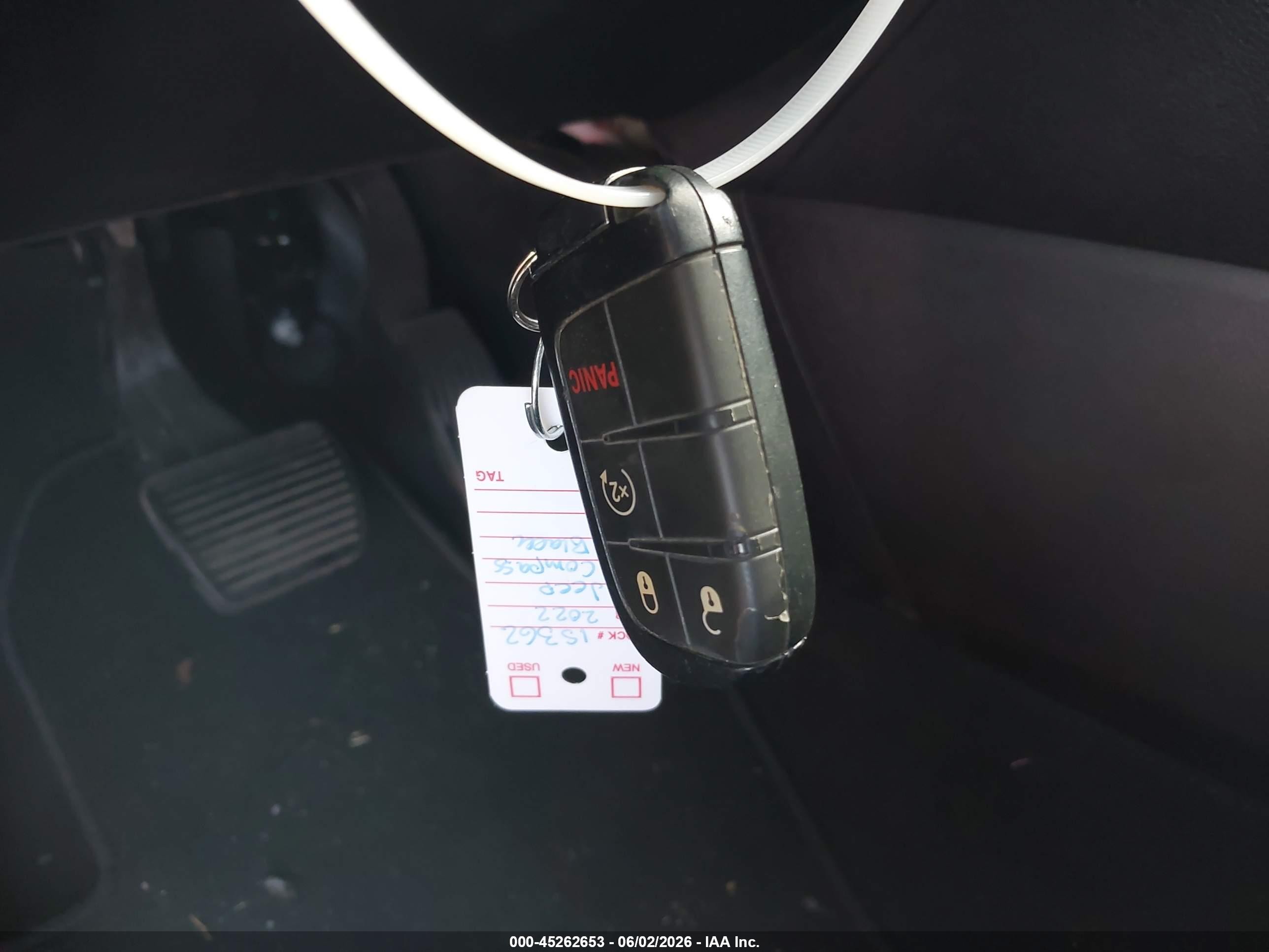 2022 Jeep Compass Latitude Lux 4x4 Black vin: 3C4NJDFB0NT177287