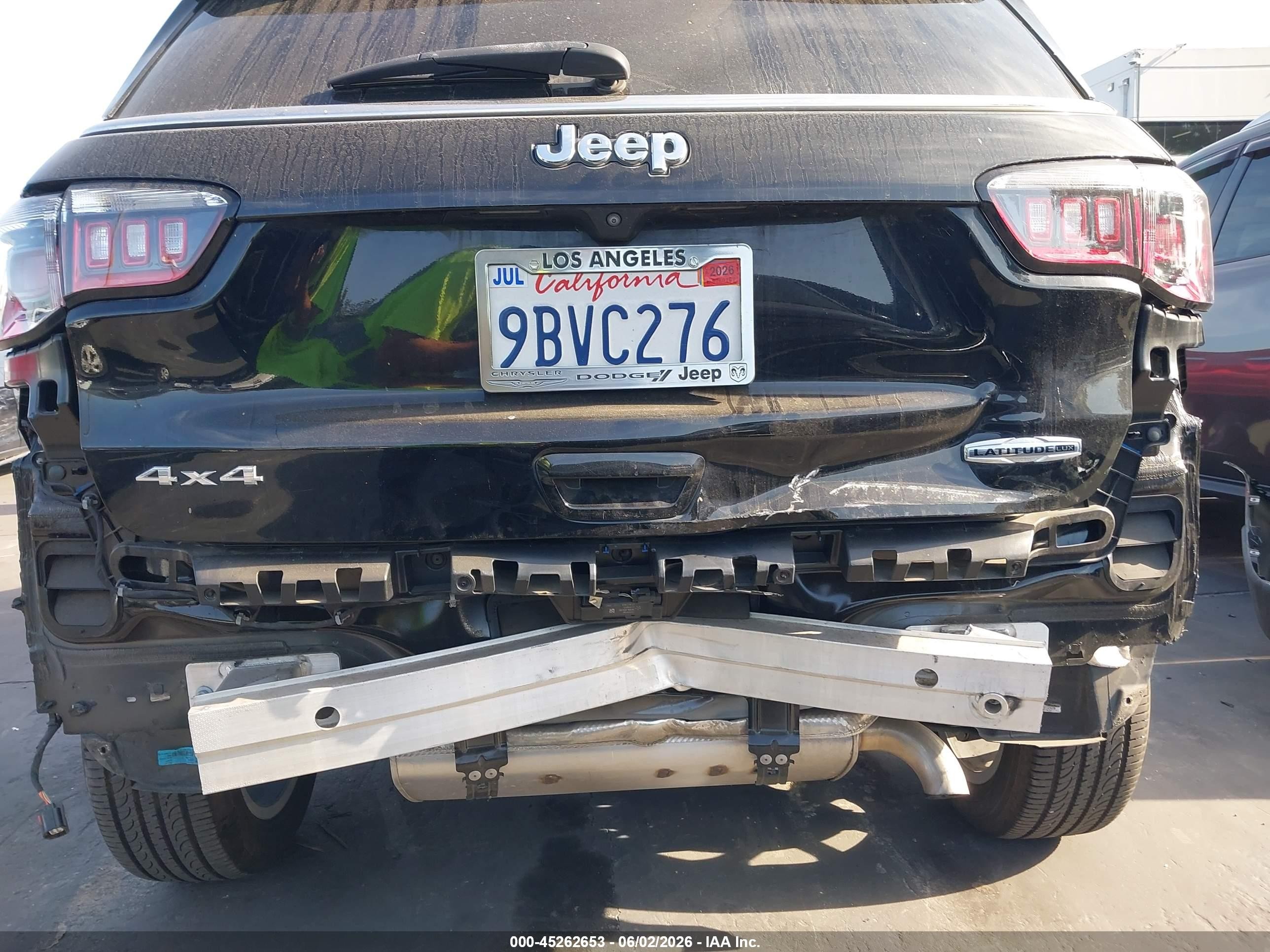 2022 Jeep Compass Latitude Lux 4x4 Black vin: 3C4NJDFB0NT177287