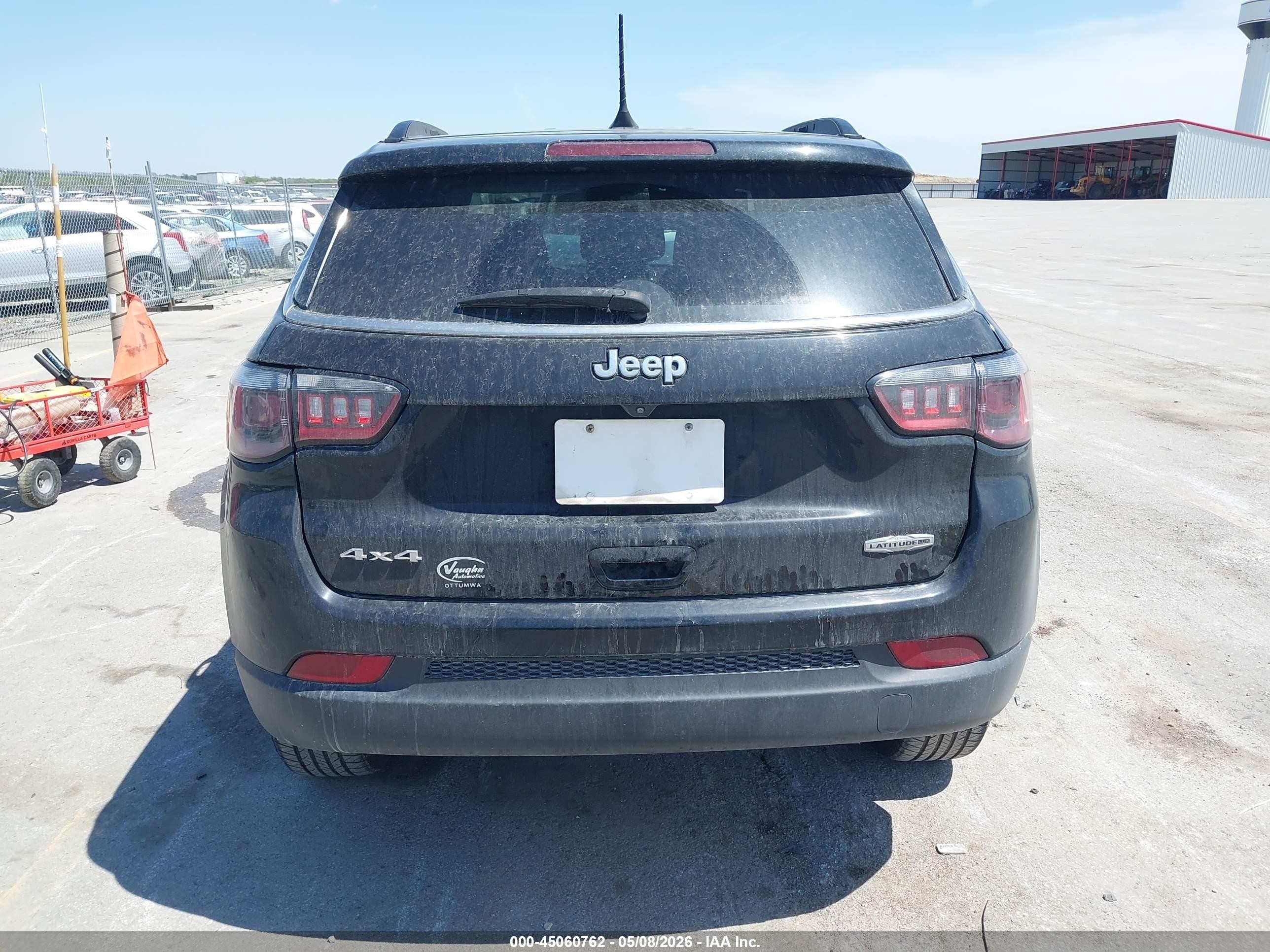 2022 Jeep Compass Latitude Lux 4x4 Black vin: 3C4NJDFB7NT135523