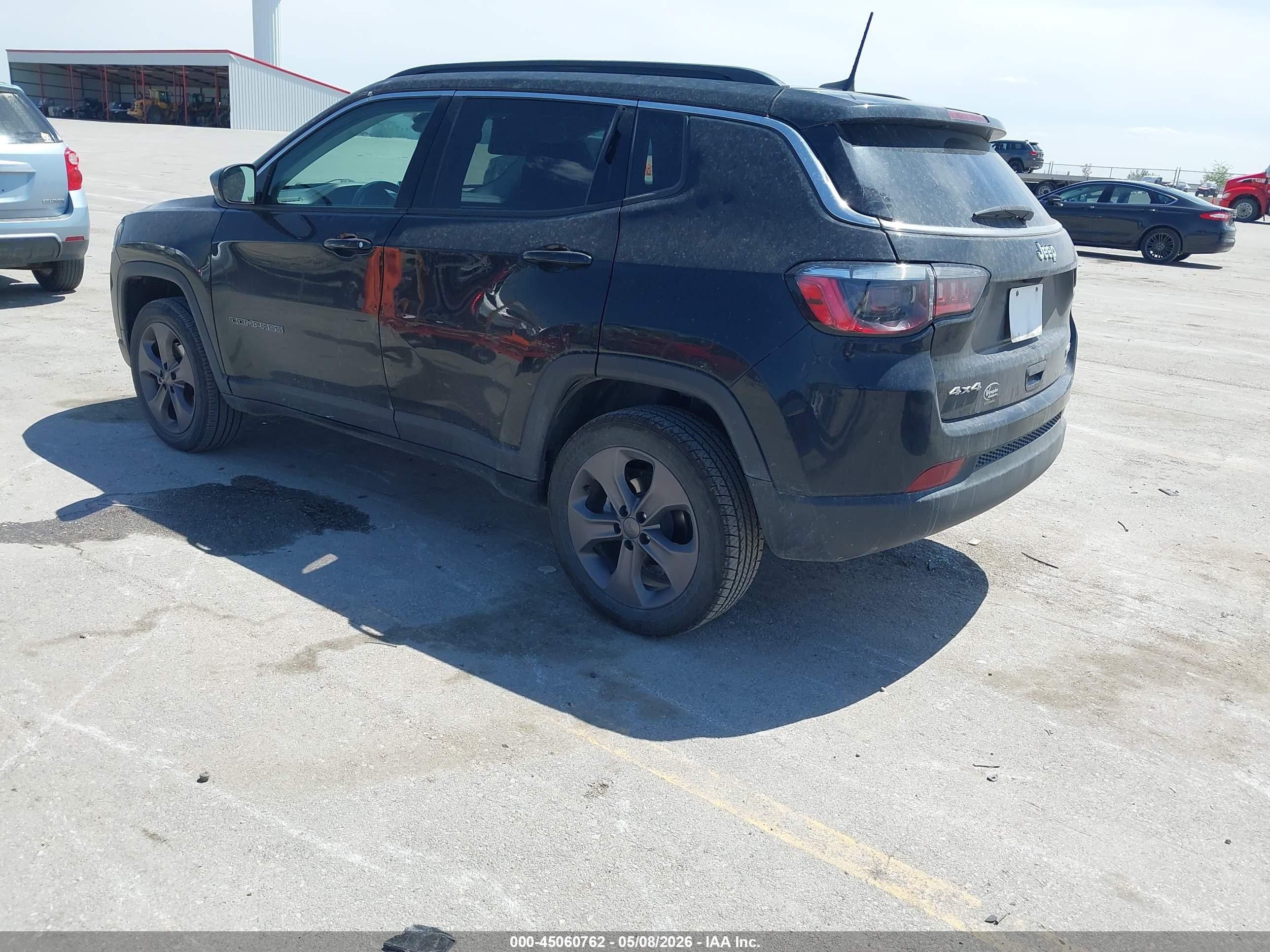 2022 Jeep Compass Latitude Lux 4x4 Black vin: 3C4NJDFB7NT135523