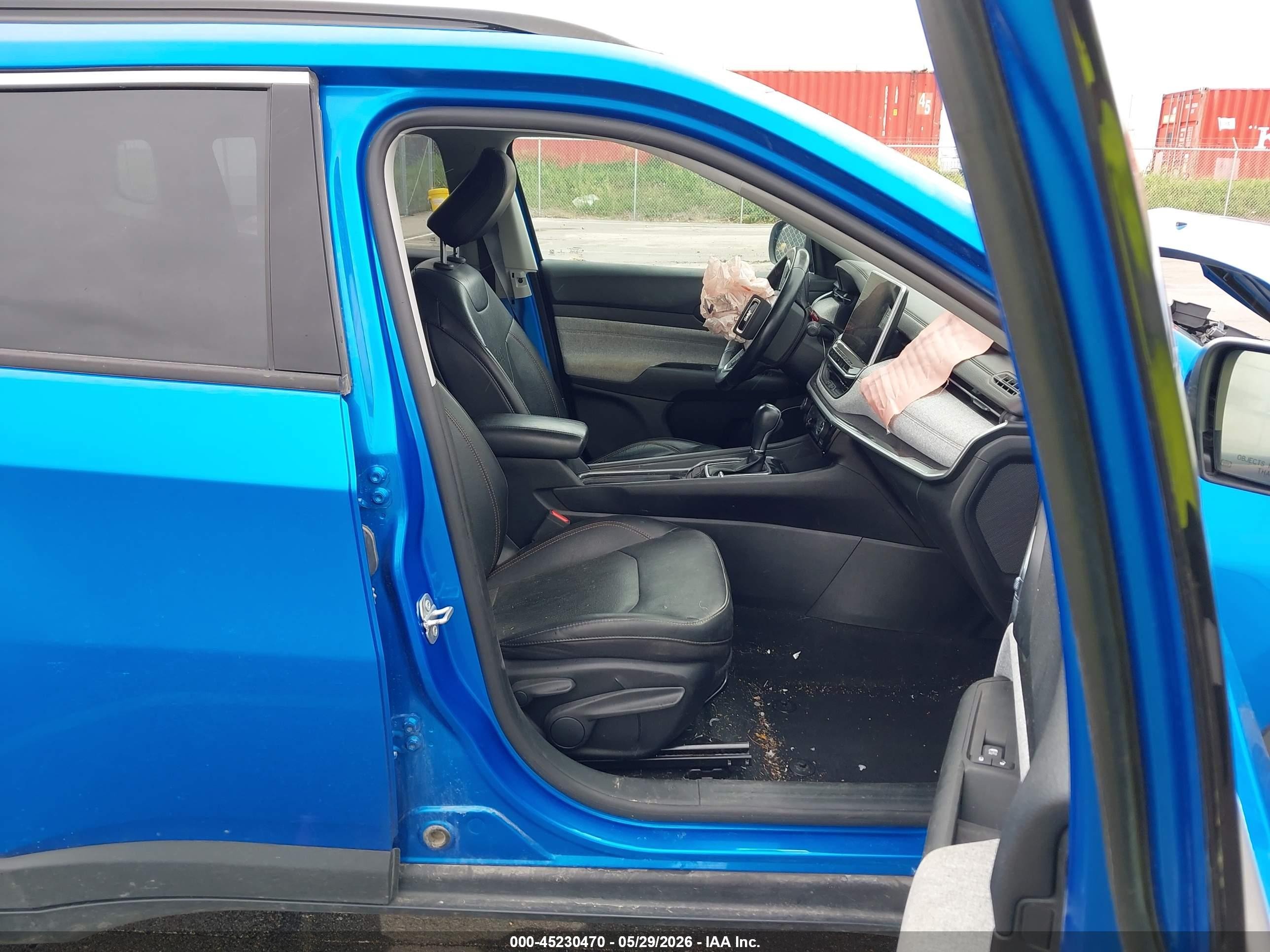 2022 Jeep Compass Latitude Lux 4x4 Blue vin: 3C4NJDFB7NT189906