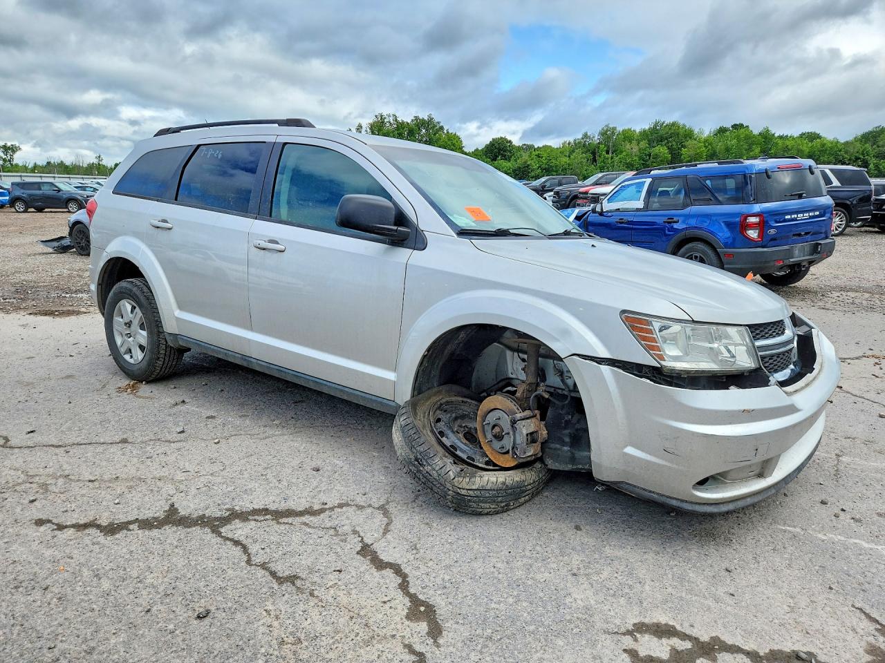 2012 Dodge Journey Se Gray vin: 3C4PDCAB0CT167860