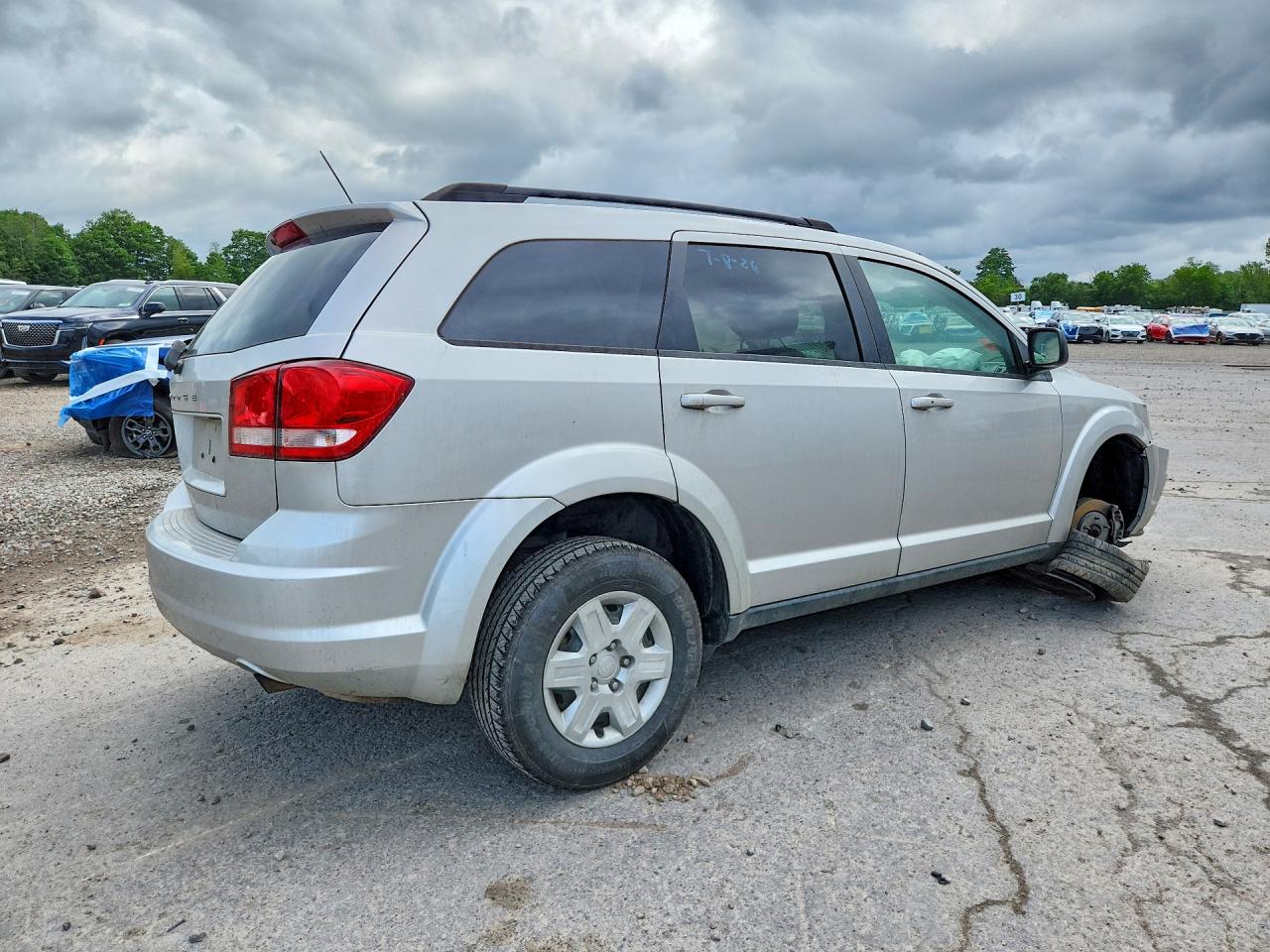 2012 Dodge Journey Se Gray vin: 3C4PDCAB0CT167860