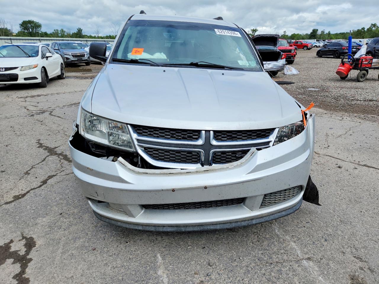 2012 Dodge Journey Se Gray vin: 3C4PDCAB0CT167860
