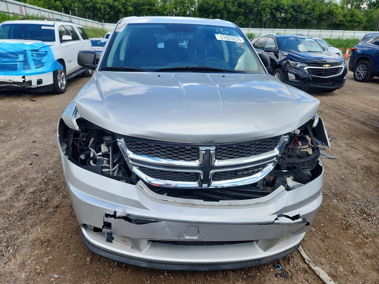 2012 Dodge Journey Se Silver vin: 3C4PDCAB0CT204812