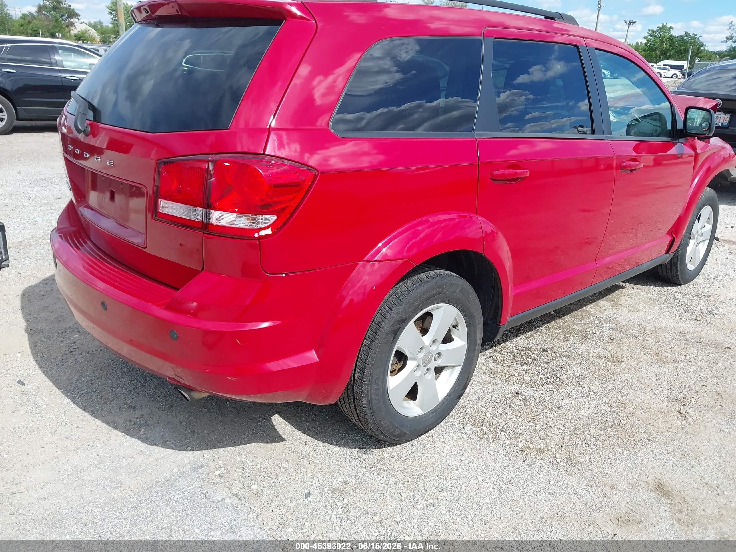 2013 Dodge Journey Se Red vin: 3C4PDCAB0DT600045