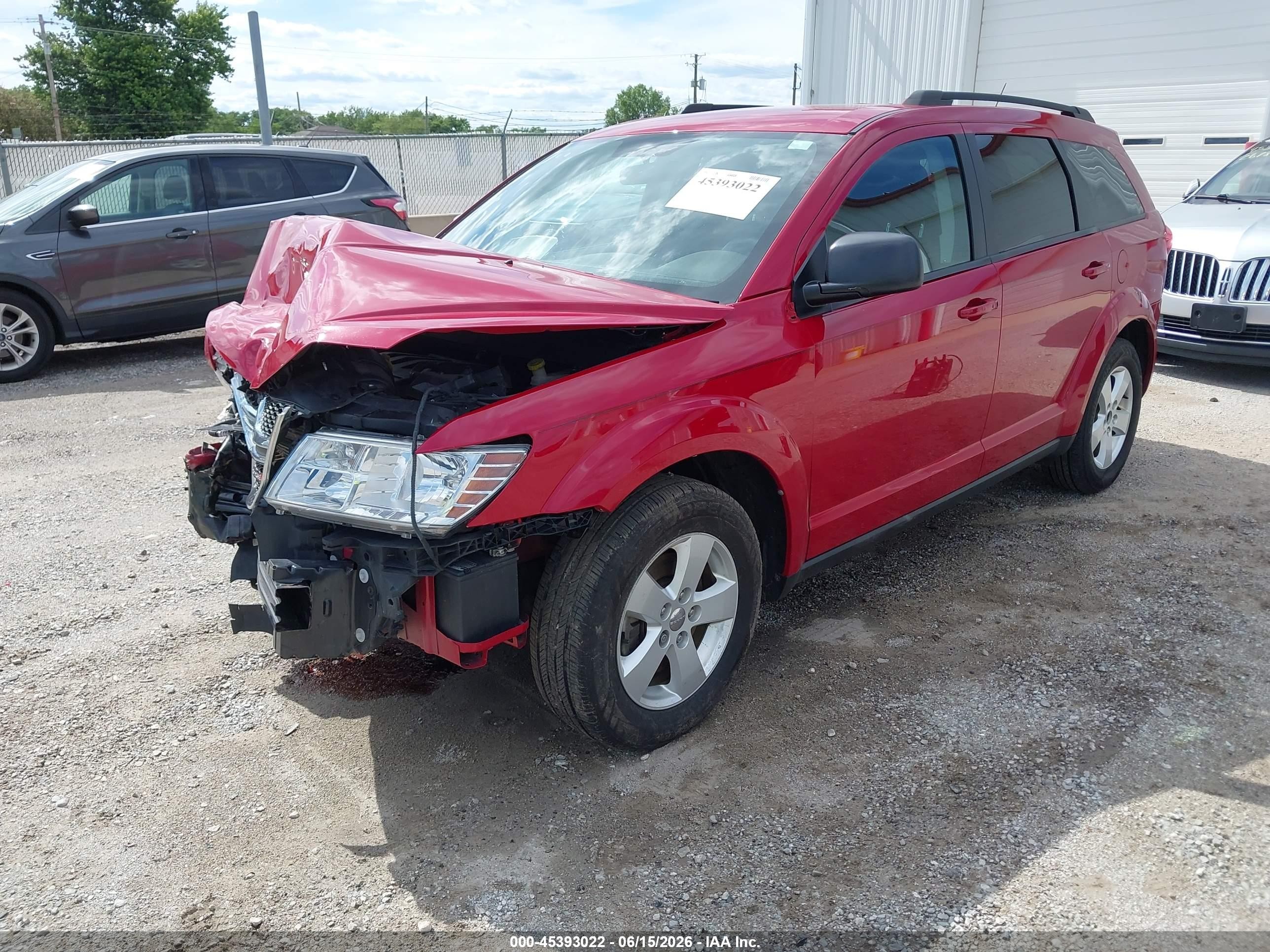2013 Dodge Journey Se Red vin: 3C4PDCAB0DT600045