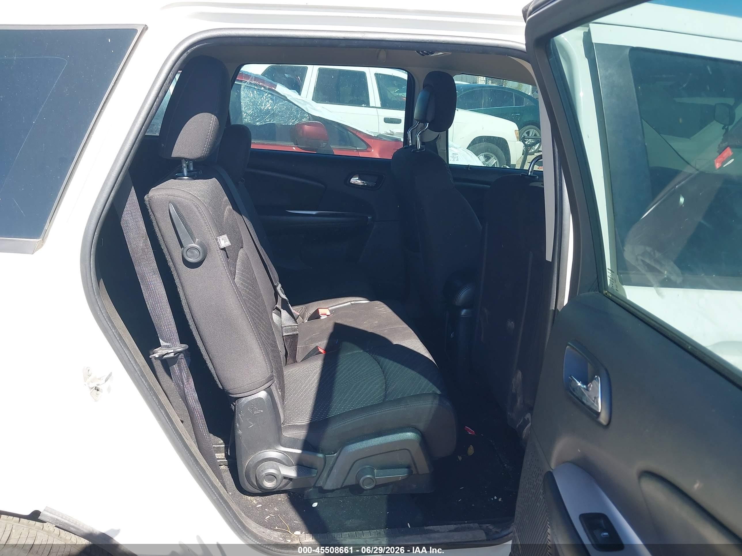 2013 Dodge Journey American Value Pkg White vin: 3C4PDCAB0DT610798
