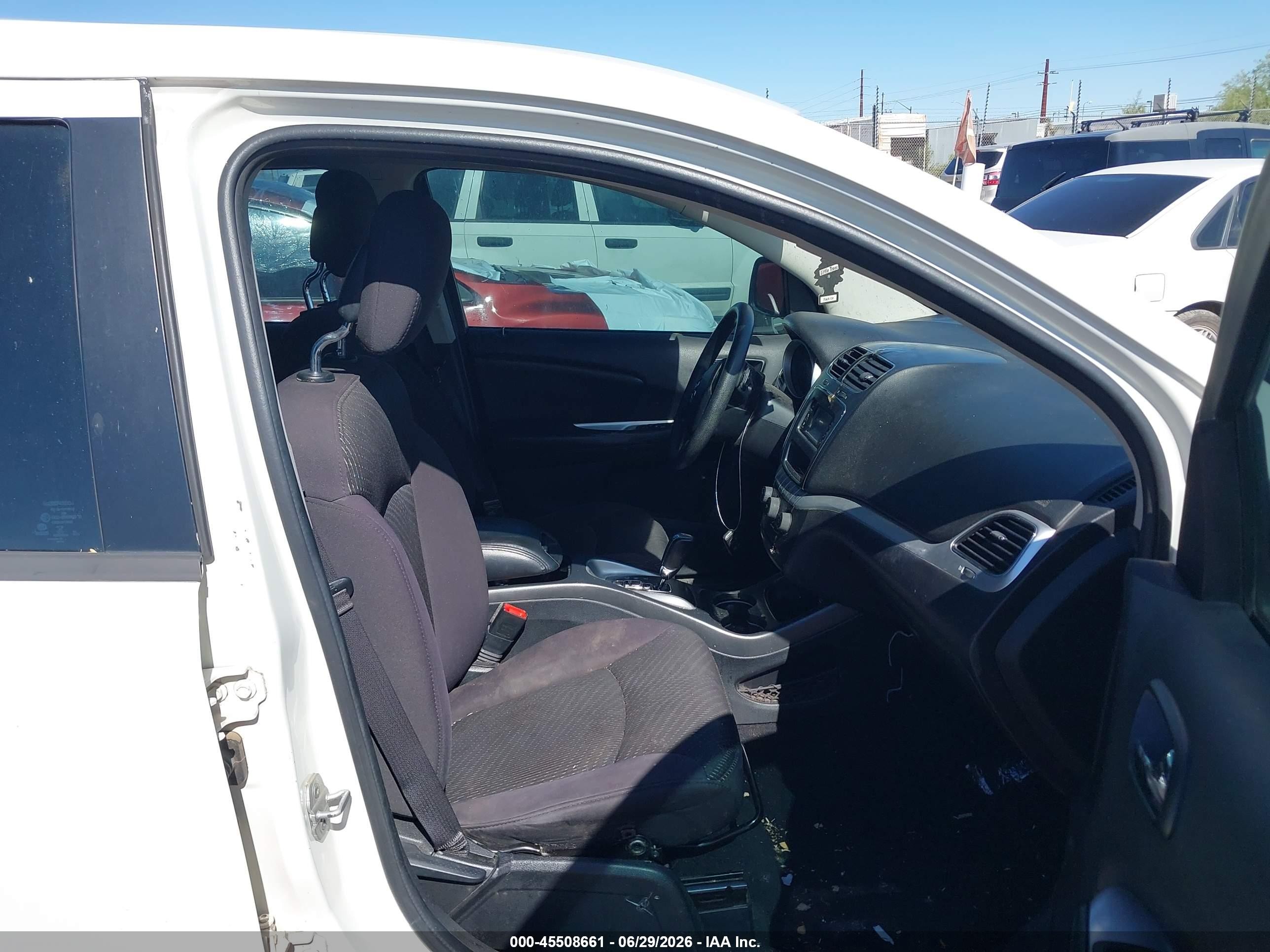 2013 Dodge Journey American Value Pkg White vin: 3C4PDCAB0DT610798