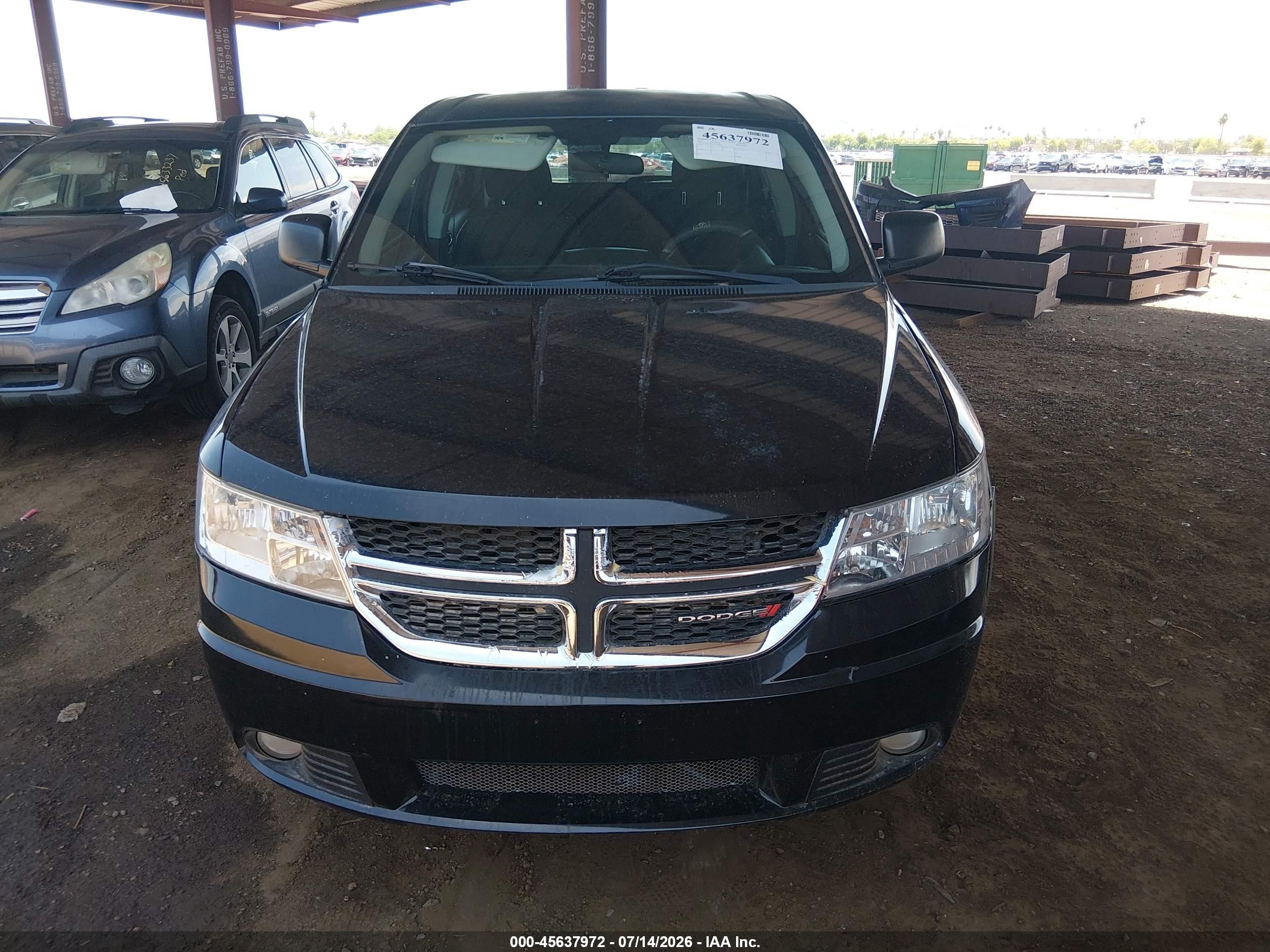 2013 Dodge Journey American Value Pkg Black vin: 3C4PDCAB0DT723862