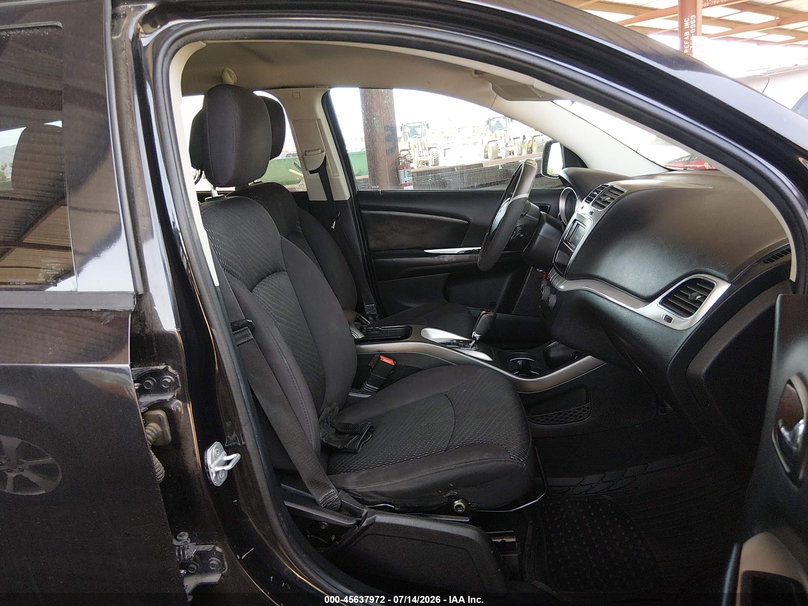 2013 Dodge Journey American Value Pkg Black vin: 3C4PDCAB0DT723862